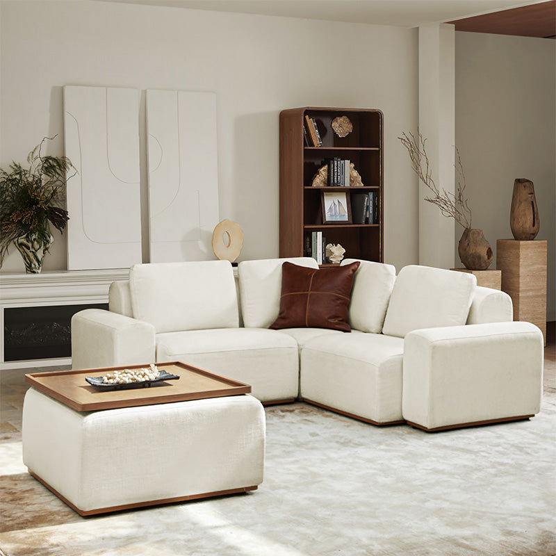 Premium Terra Cloud Sofa with Built-in Table - Modern Comfort for Living Room, Lounge & Outdoor Relaxation