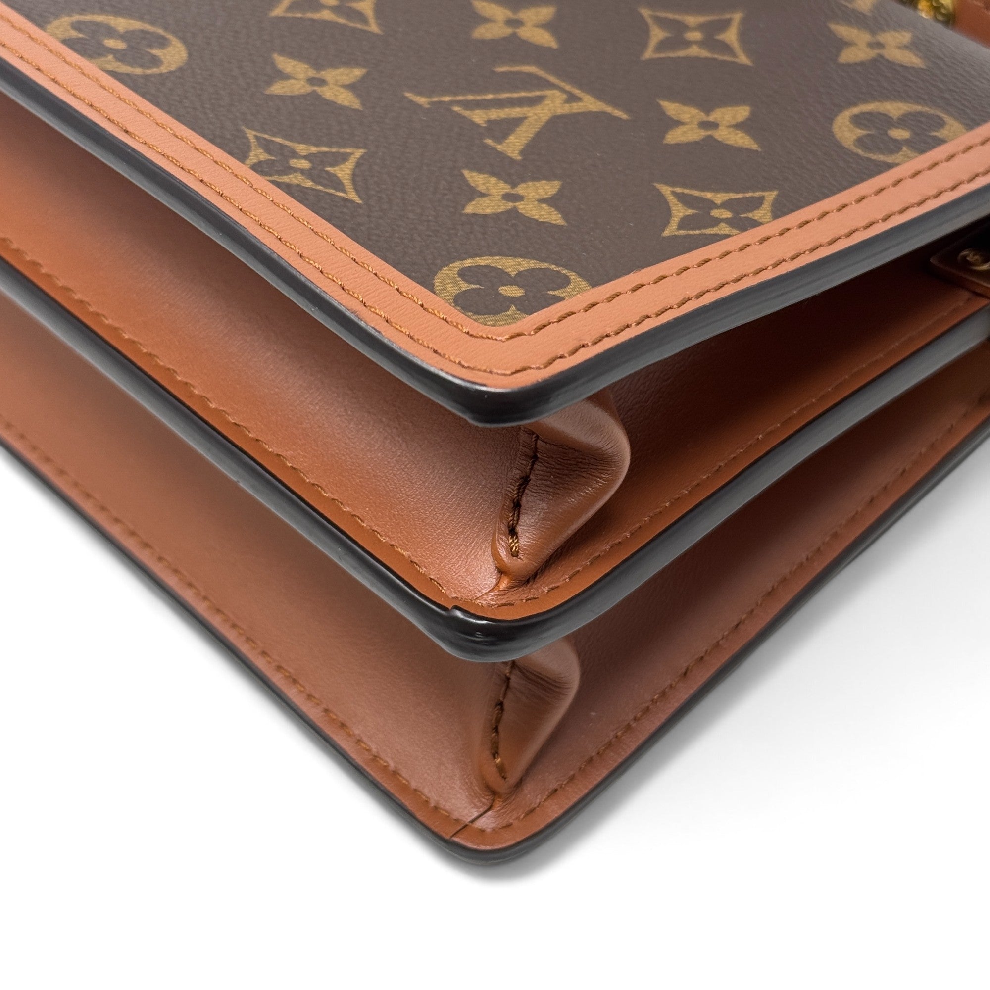 Louis Vuitton Reverse Mini Dauphine Crossbody Bag - Luxury Leather Handbag for Women | Perfect for Date Night, Parties & Everyday Use