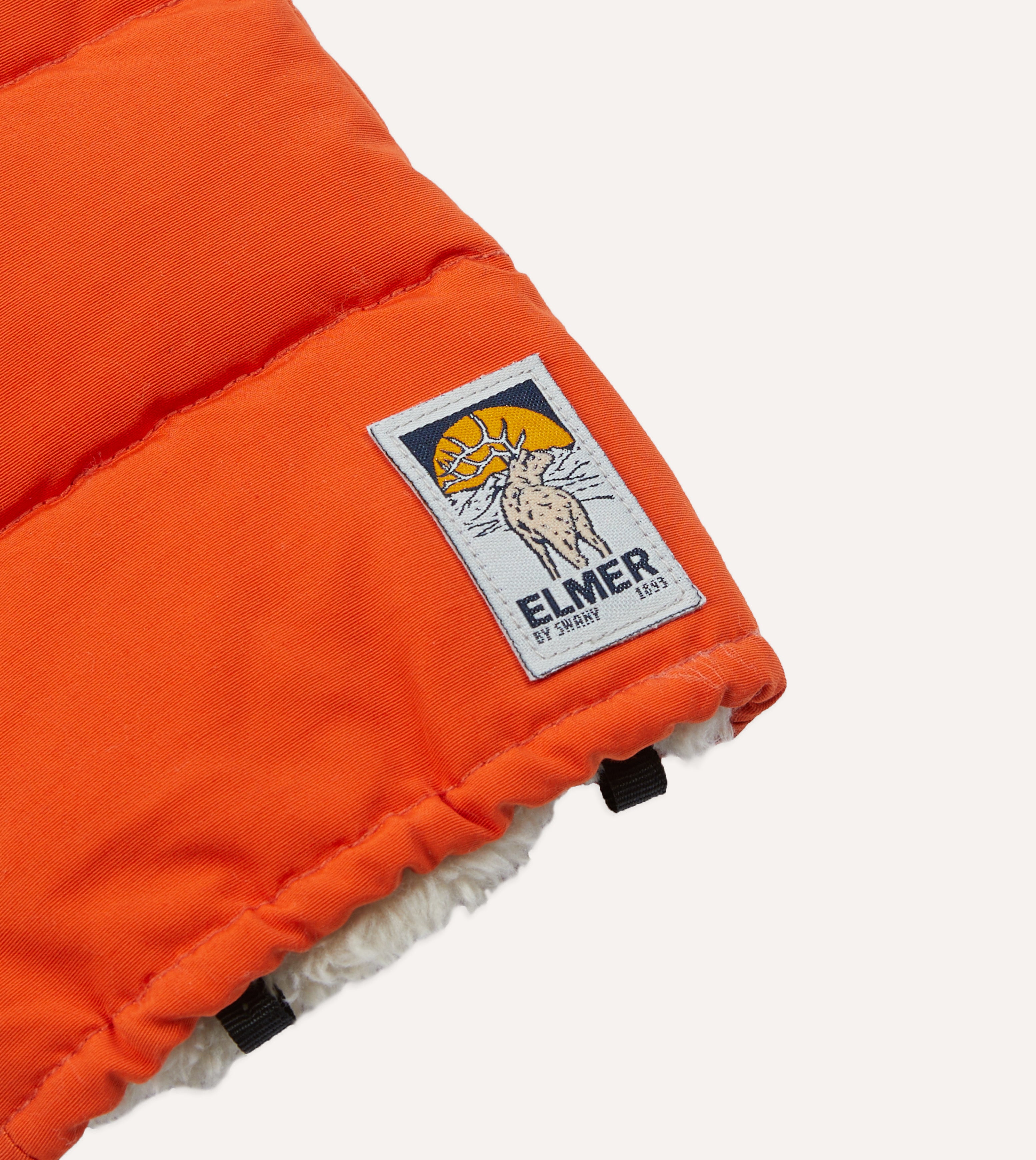 Elmer Orange Cover Down Mittens - Warm Winter Gloves for Men & Women - Waterproof & Windproof - Perfect for Skiing, Snowboarding & Outdoor Activities