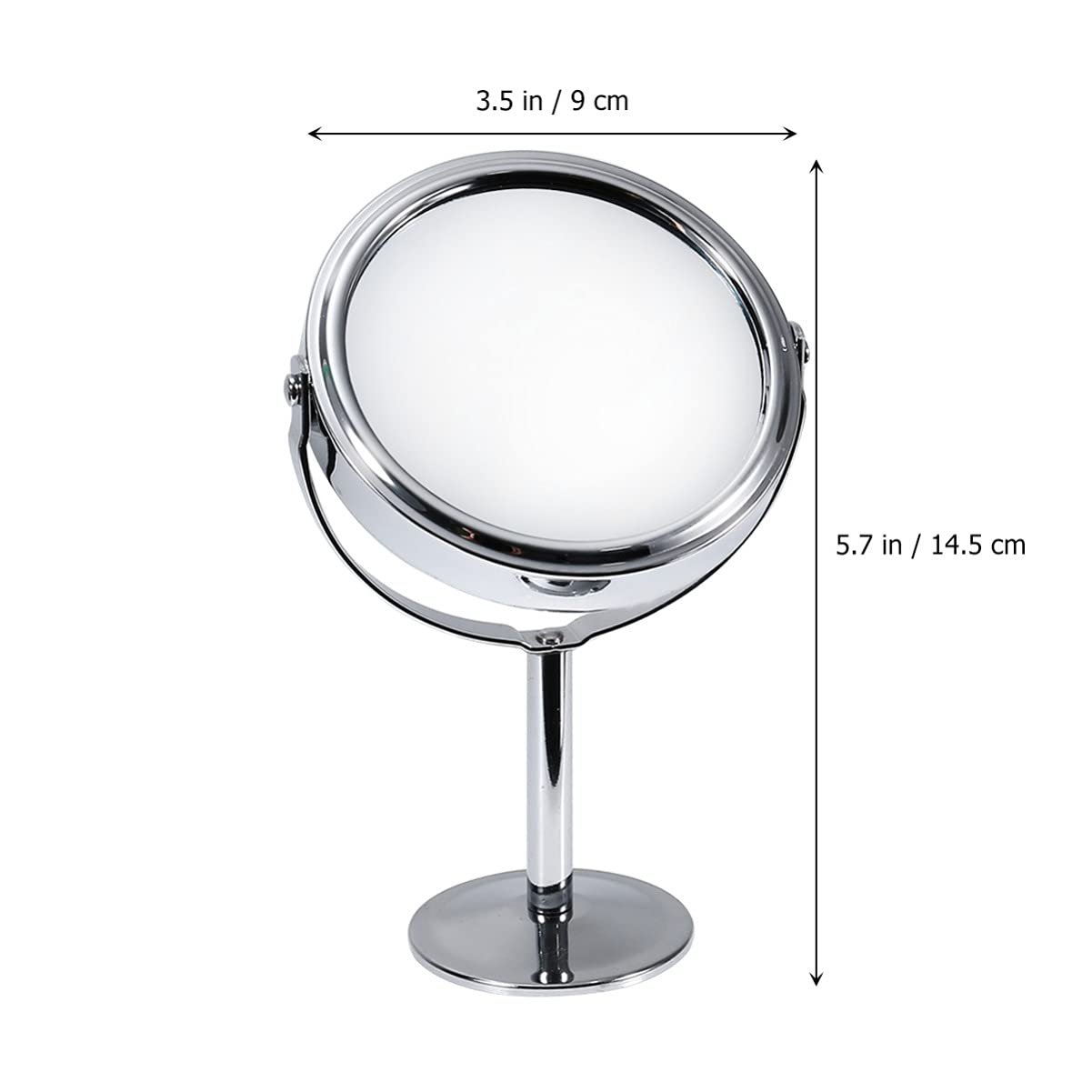 iplusmile 360° Rotating Double-Sided Magnifying Vanity Mirror - Round Hanging & Tabletop Makeup Mirror with Stand | Portable for Travel, Home, Bathroom & Dressing Room