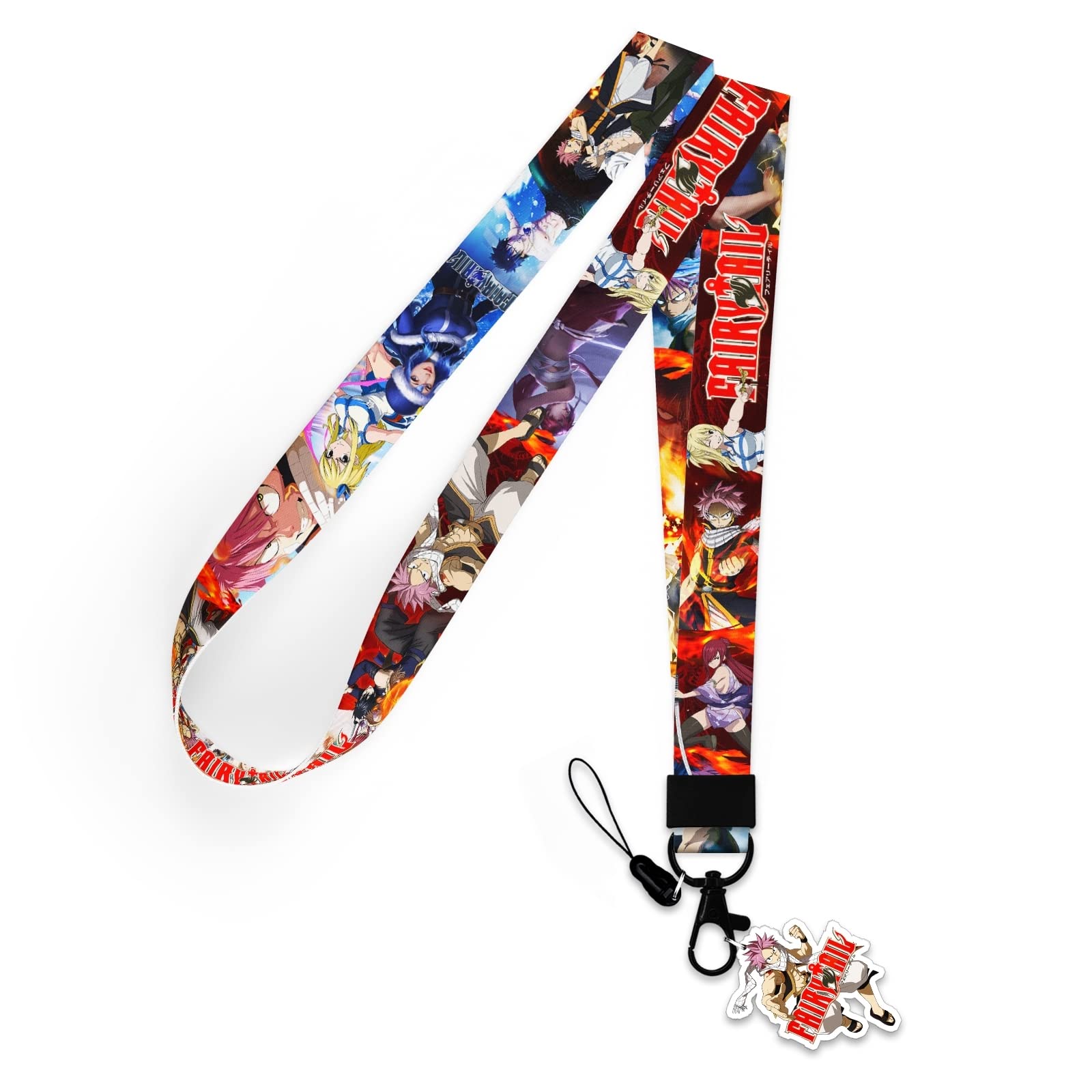 Fairy Tail Anime Lanyard for Keys & ID Badges - Perfect for Kids, Teachers, Cosplay