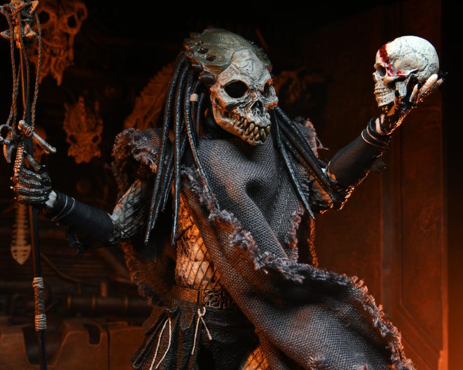 NECA Ultimate Shaman Predator Action Figure - Predator 2 Movie Collectible - Perfect for Display, Gift Giving & Action Figure Collections