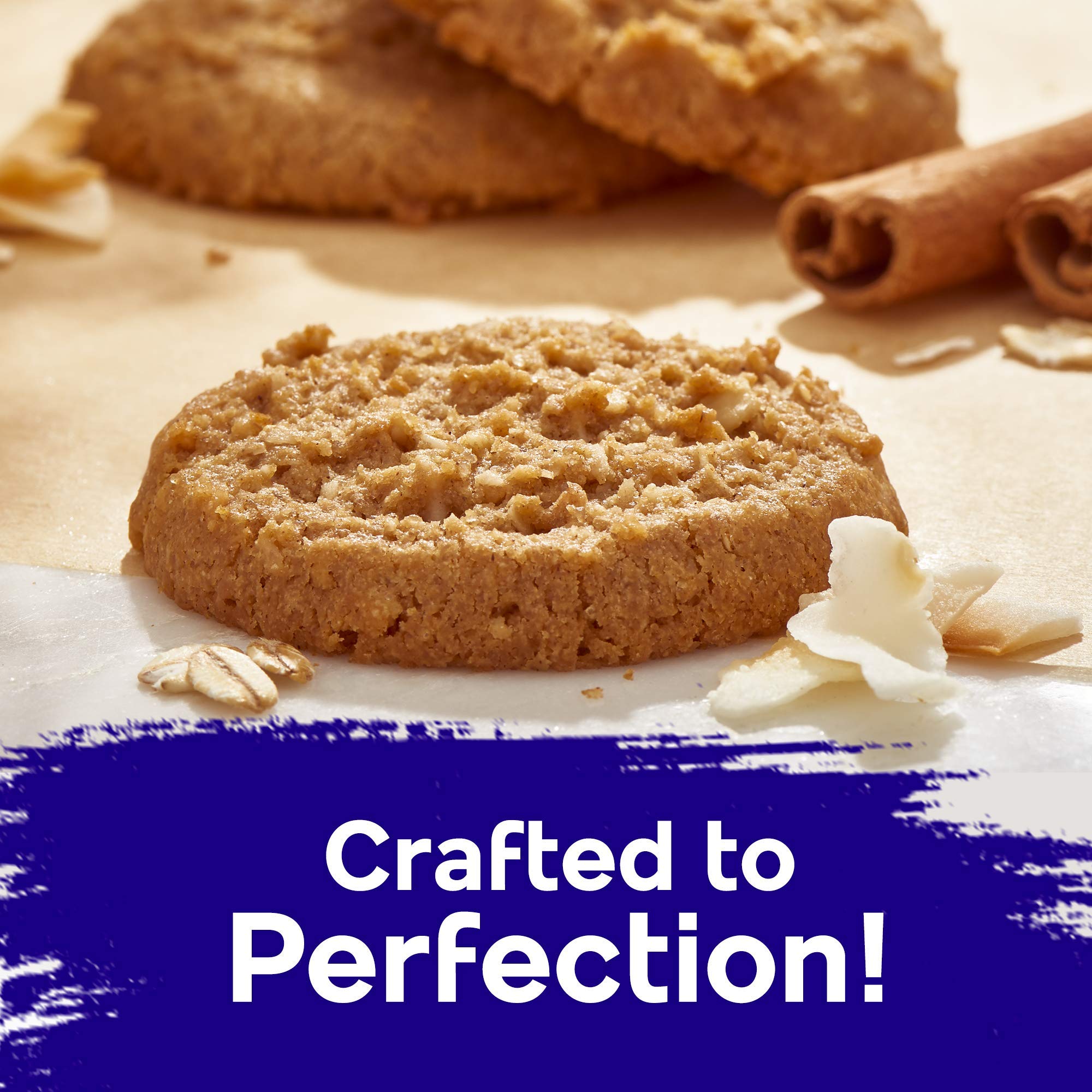 Steve & Andy’s Organic Gluten-Free Vegan Coconut Oatmeal Cookies - Non-GMO, Healthy Snack, Crispy Texture - Perfect for Breakfast, Office Snacks & Travel (Single Box)