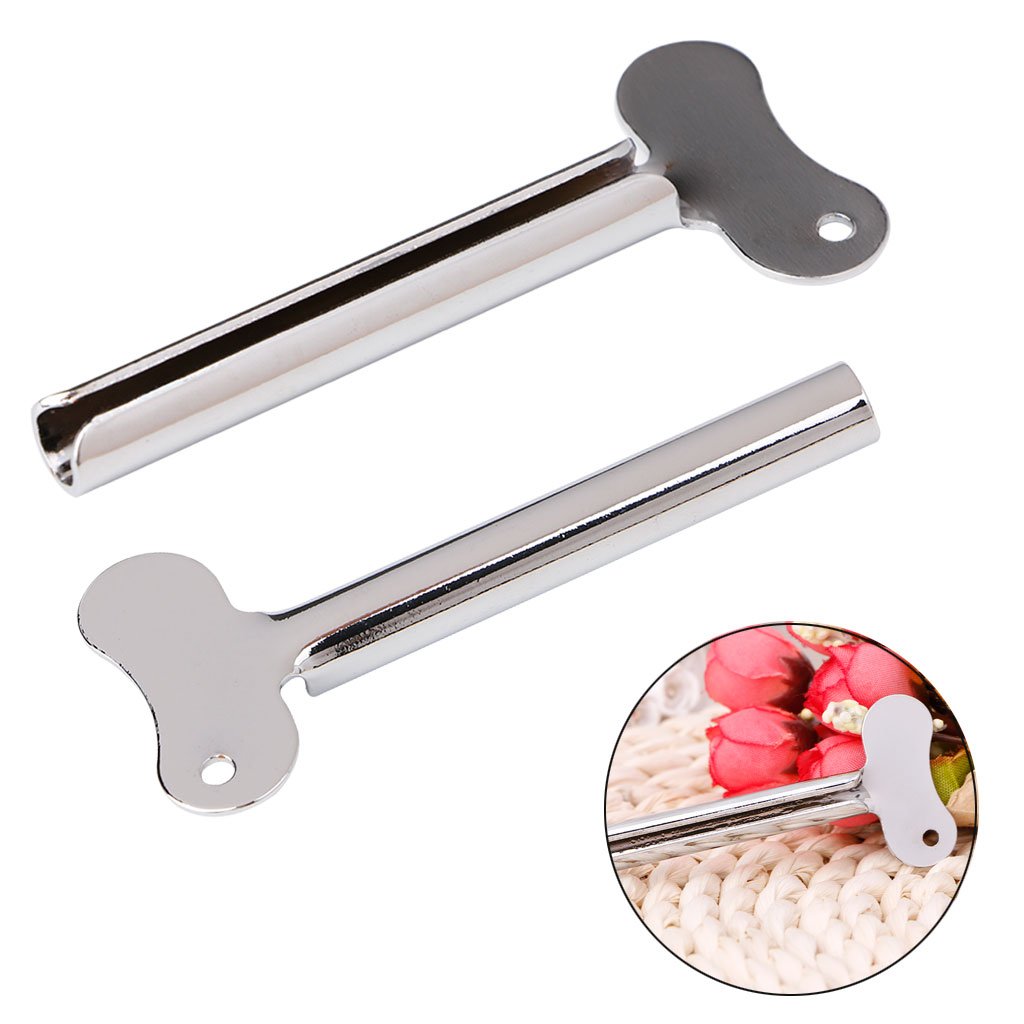 Stainless Steel Toothpaste Squeezer & Cream Dispenser - Household, Makeup & Skin Care Organizer for Home, Bedroom & Dormitory | Space-Saving Bathroom Accessory & Travel Essential