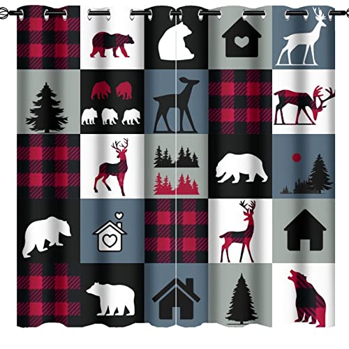 Retro Rustic Lodge Bear