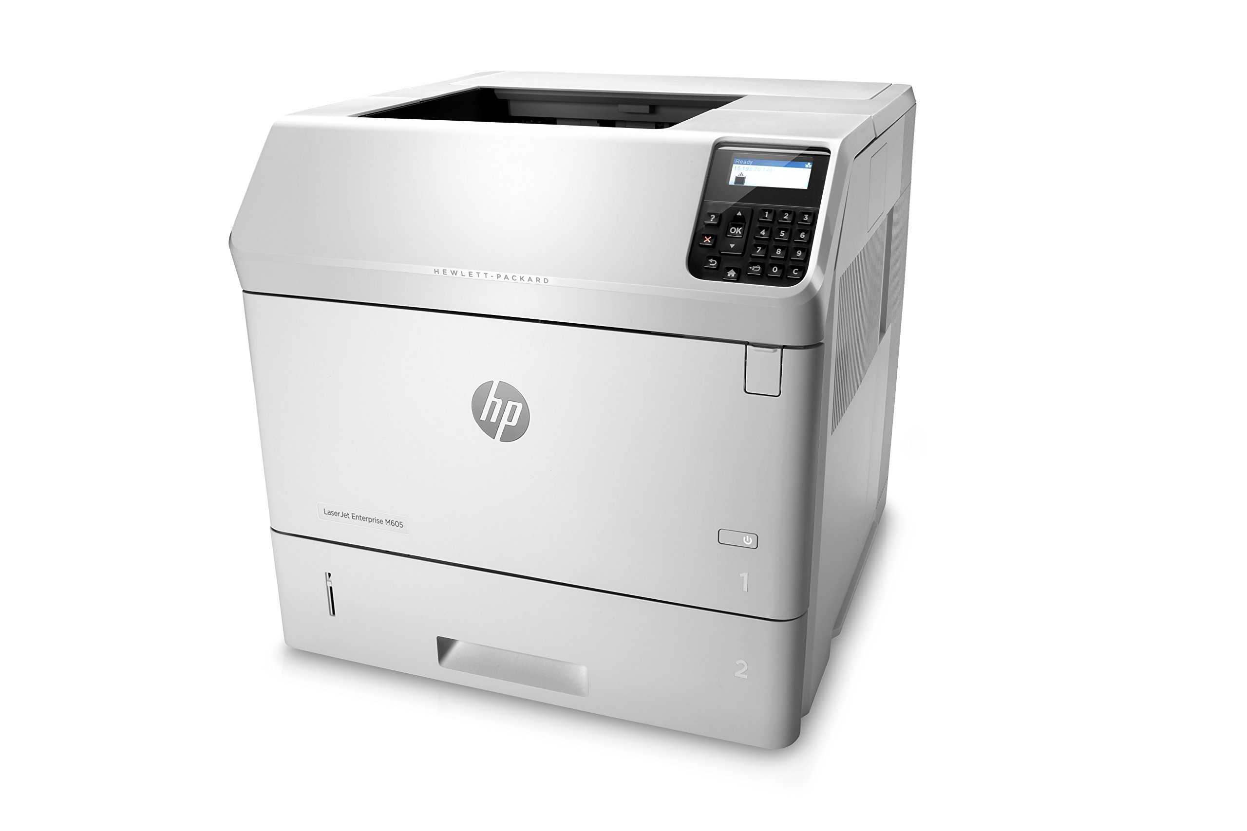 HP Monochrome LaserJet Enterprise M605n Printer with FutureSmart Firmware (E6B69A) - Renewed | High-Speed Business Printing for Offices & Workstations