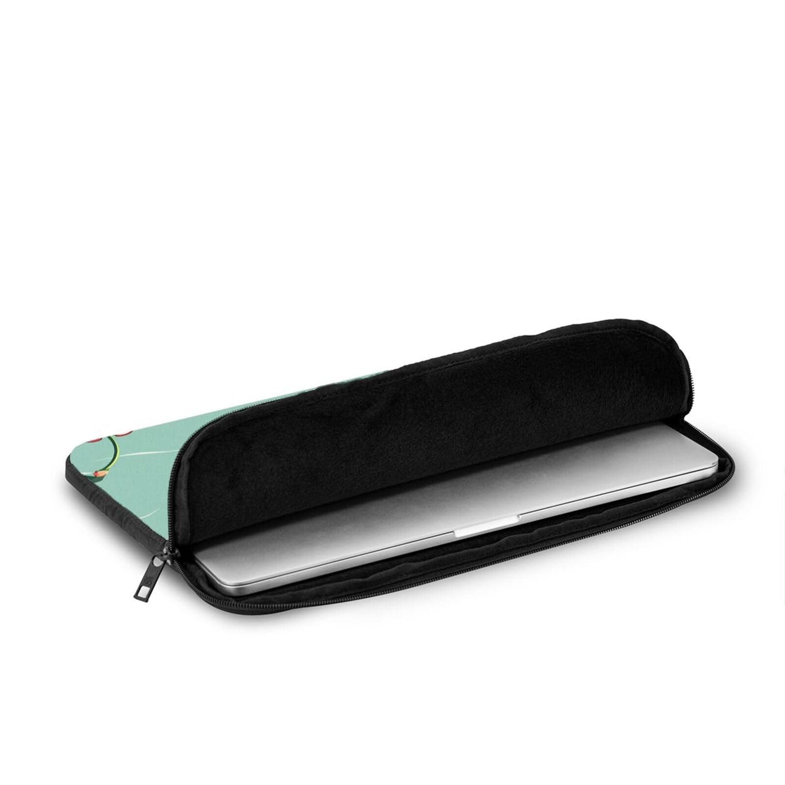 Stylish Cherry Print Laptop Sleeve - Shockproof & Portable 13-15 Inch Laptop Case - Protective Computer Bag Cover for MacBook Air/Pro, Dell, HP - Perfect for Work, School & Travel