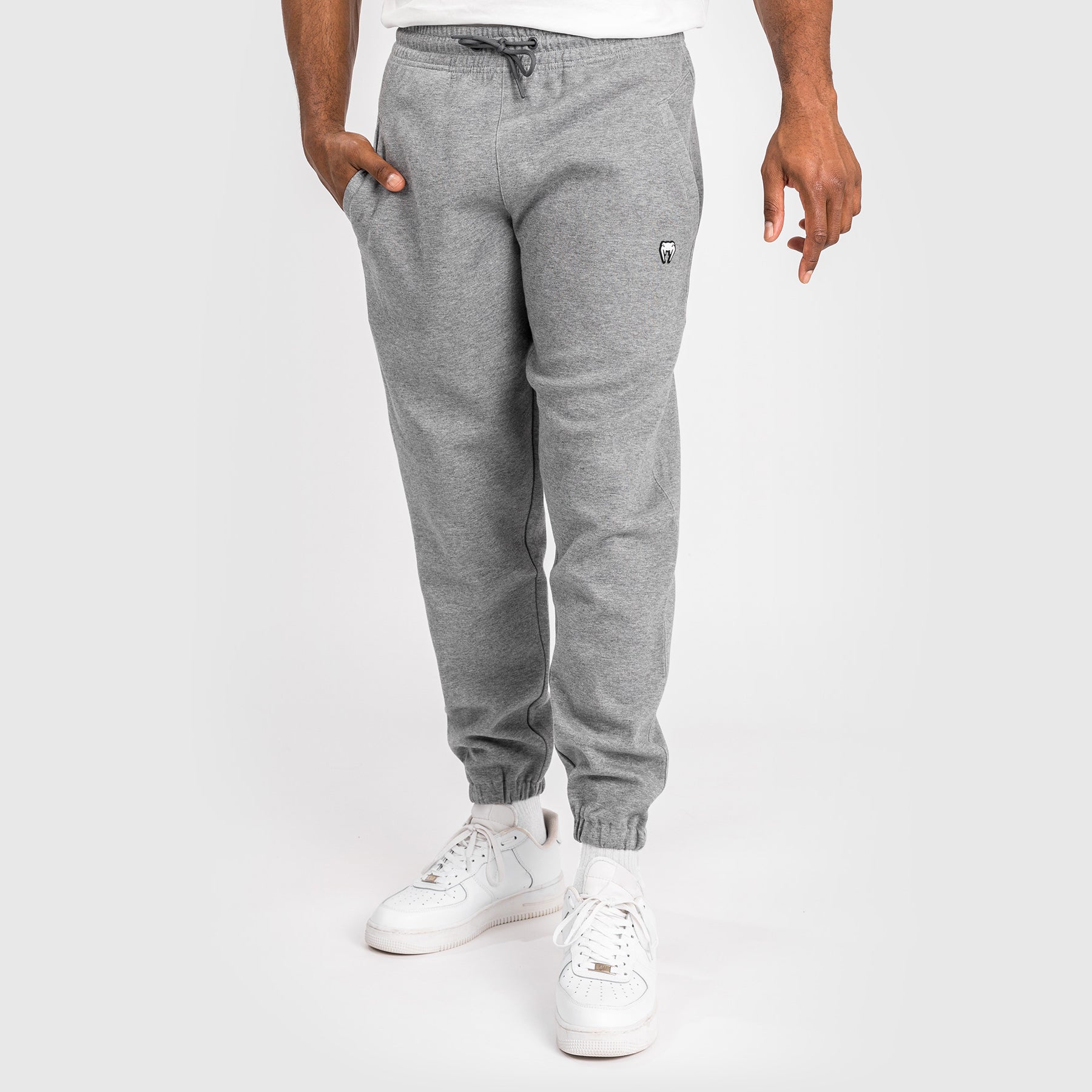 Venum Silent Power Lite Joggers - Lightweight Training Pants for Men, Breathable & Comfortable Workout Joggers in Light Heather Grey - Perfect for Gym, Running & Casual Wear
