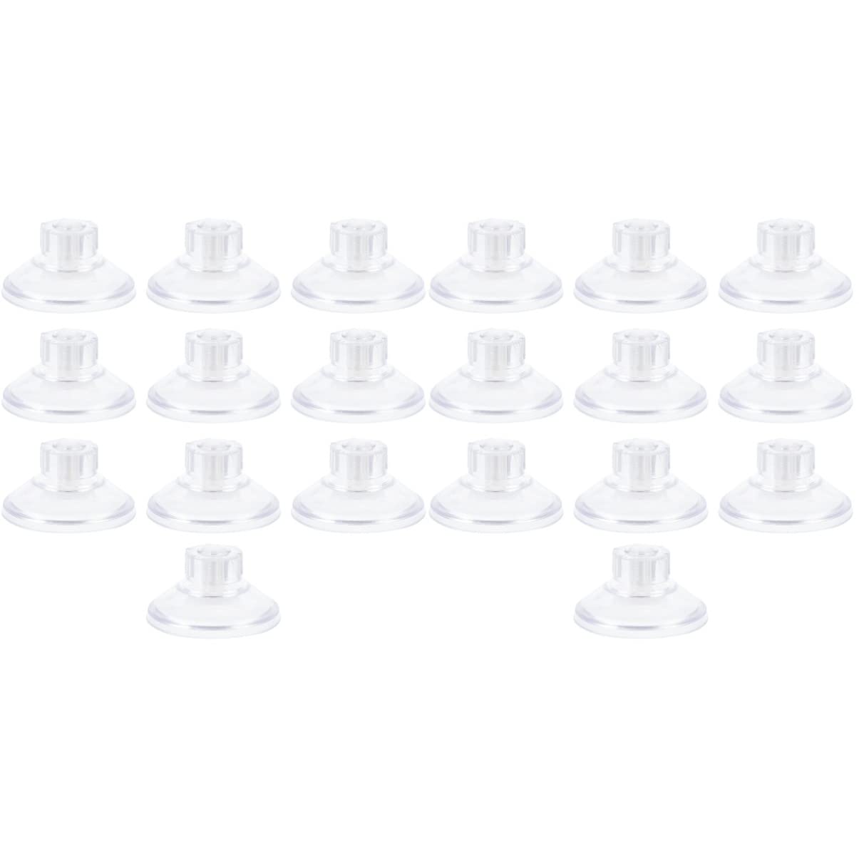 20 Pack Aquarium Suction Cups - Heavy Duty Fish Tank Tube Holders for Filters, Heaters & Decorations - Secure Underwater Mounting Solution for Freshwater & Saltwater Tanks
