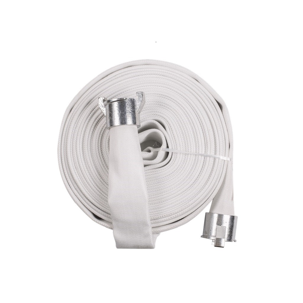 150PSI Forestry Fire Hose Kit with Aluminum Ends - 50 Feet Heavy Duty for Wildfire, Garden & Industrial Use - G1921 150F50 1.5 Inch Diameter