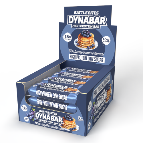 Battle Bites Dynabars - High Protein, Low Sugar Snack Bars (12 Pack) | Keto-Friendly, Gluten-Free Energy Bars for Workout & Weight Loss | Perfect for Gym, Hiking & On-the-Go Nutrition