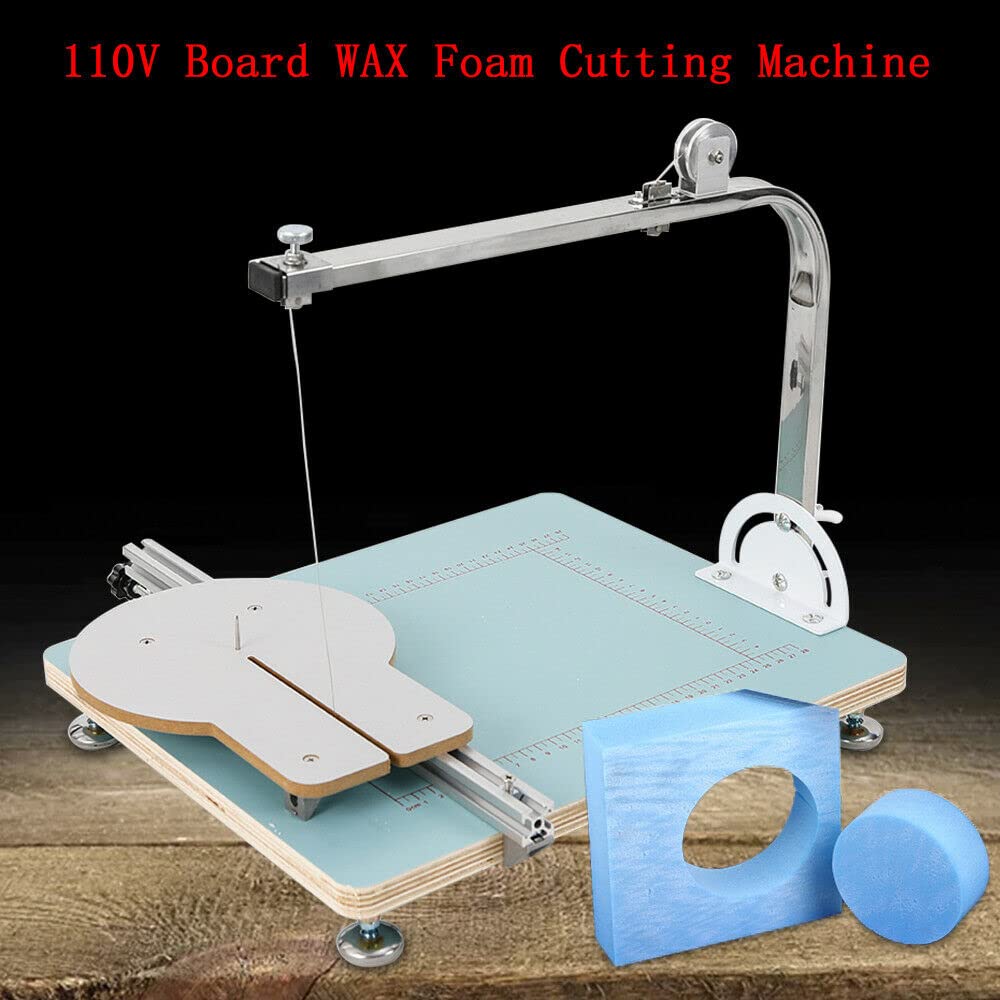 Adjustable Angle Hot Wire Foam Cutter Machine - Professional Styrofoam Cutting Tool with Work Table for DIY Craft, Foam Sponge Carving & Model Making - Perfect for Hobbyists, Cosplay Props & Home Decoration Projects