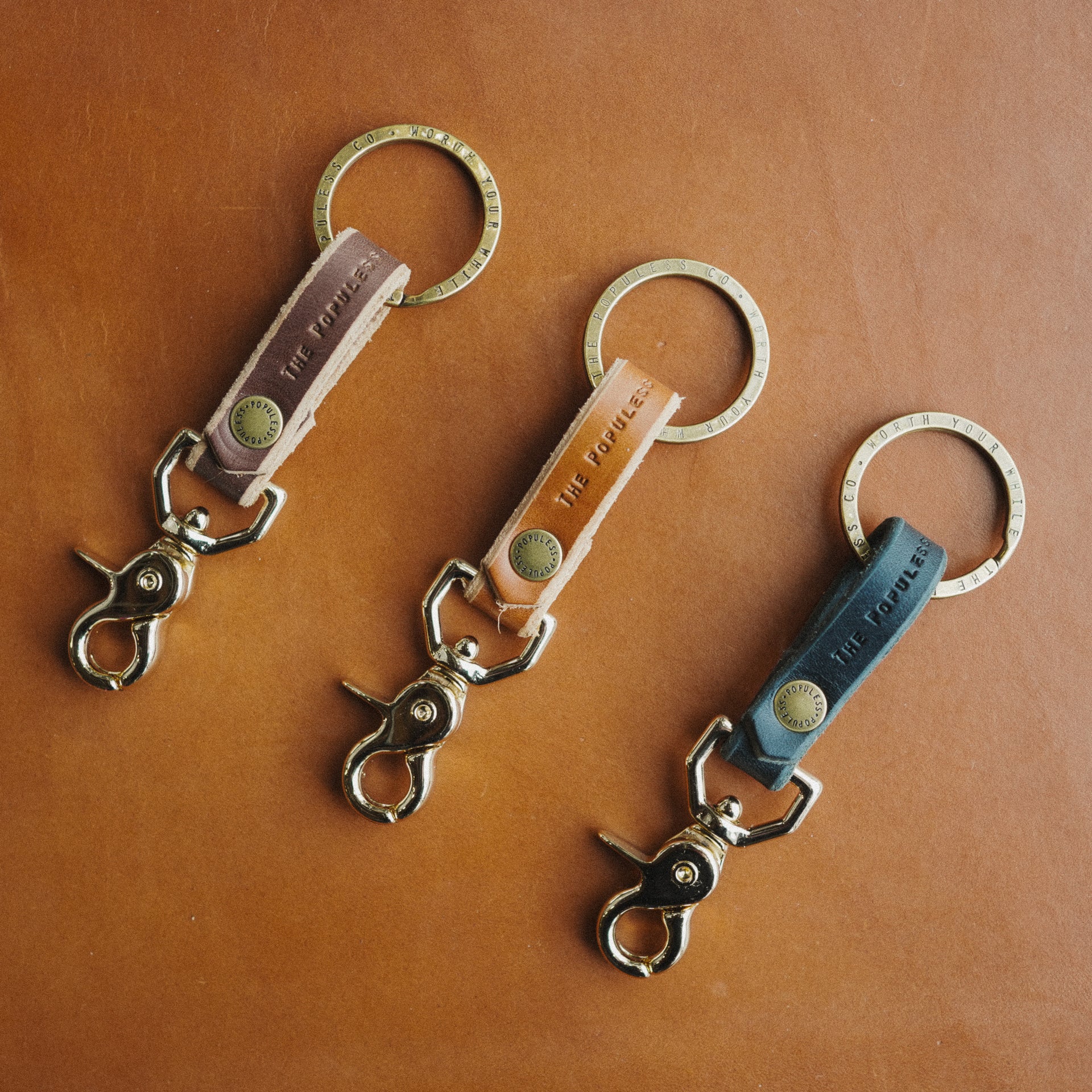 The Smith Fob Rio Latigo - Premium Leather Keychain for Men & Women - Durable & Stylish Key Holder for Everyday Use, Office, Travel & Gifts