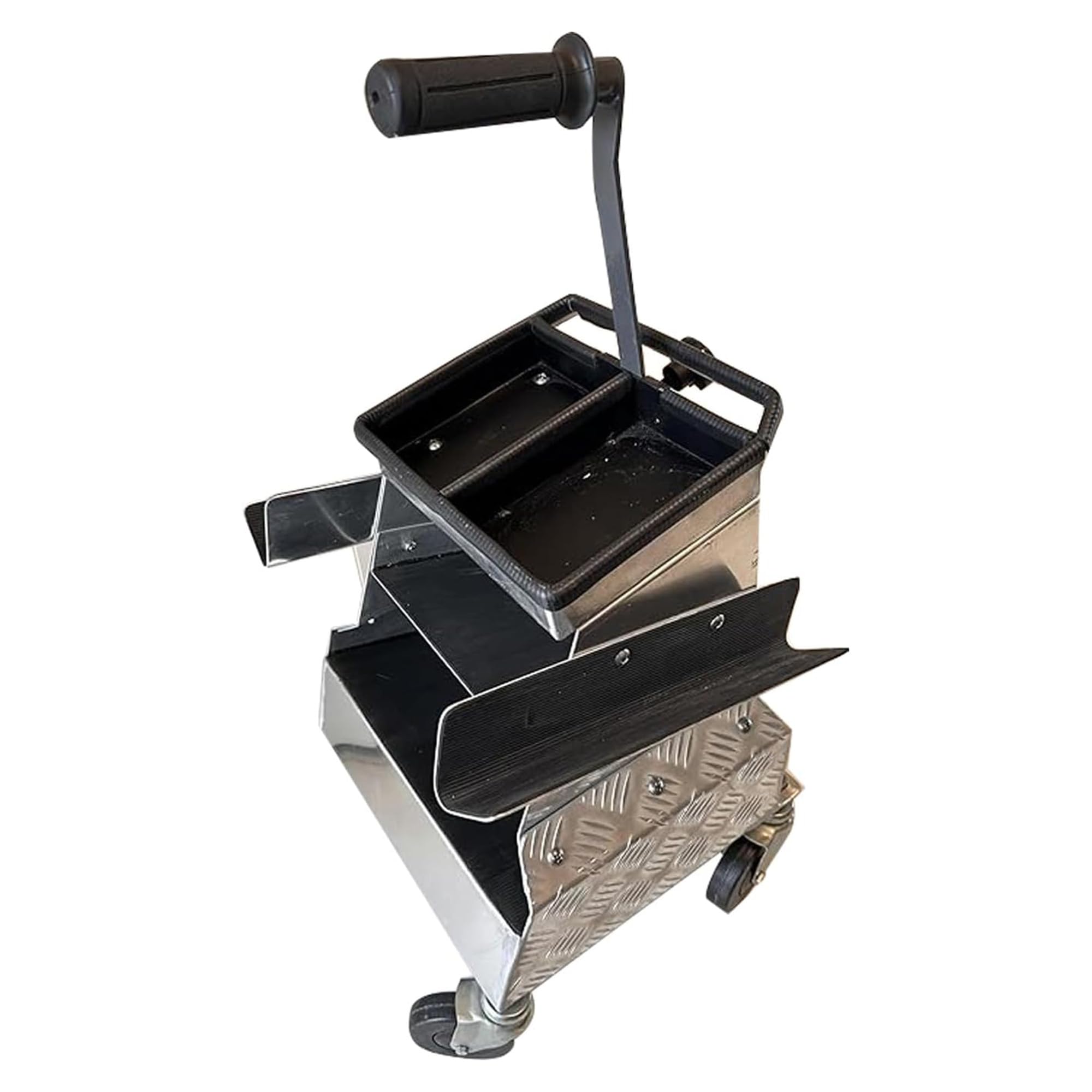 Professional Lightweight Horseshoeing Tool Box with 2 Large Shelves & Vinyl Top Tray - Compact Farrier Organizer with Dividers, Tool Hanger & Aluminum Rasp Holders - Perfect for Mobile Farriers & Stable Tool Storage