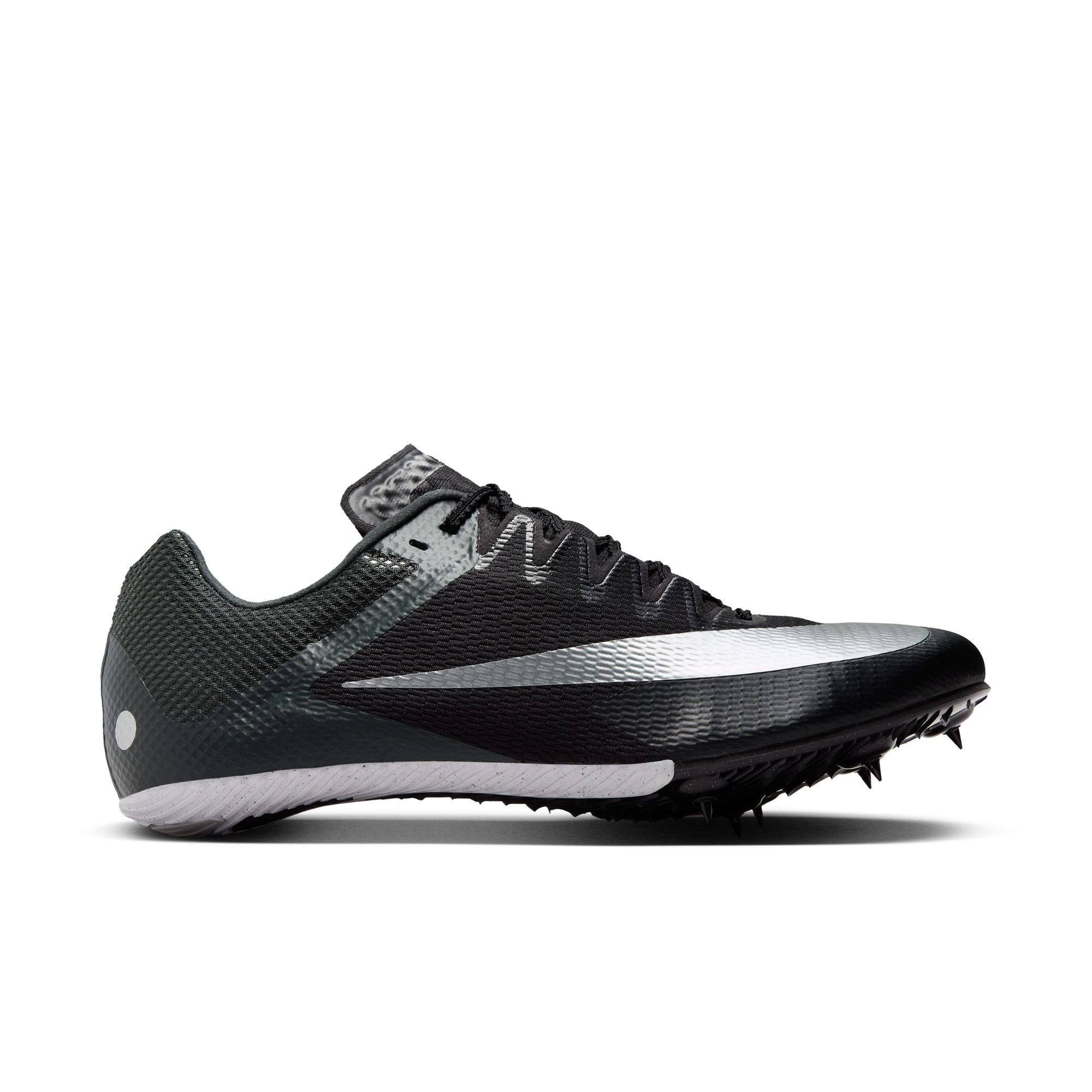 Unisex Zoom Rival Sprint Running Shoes (Black/Metallic Silver) - Lightweight Track & Field Shoes for Sprinting, Training & Competition