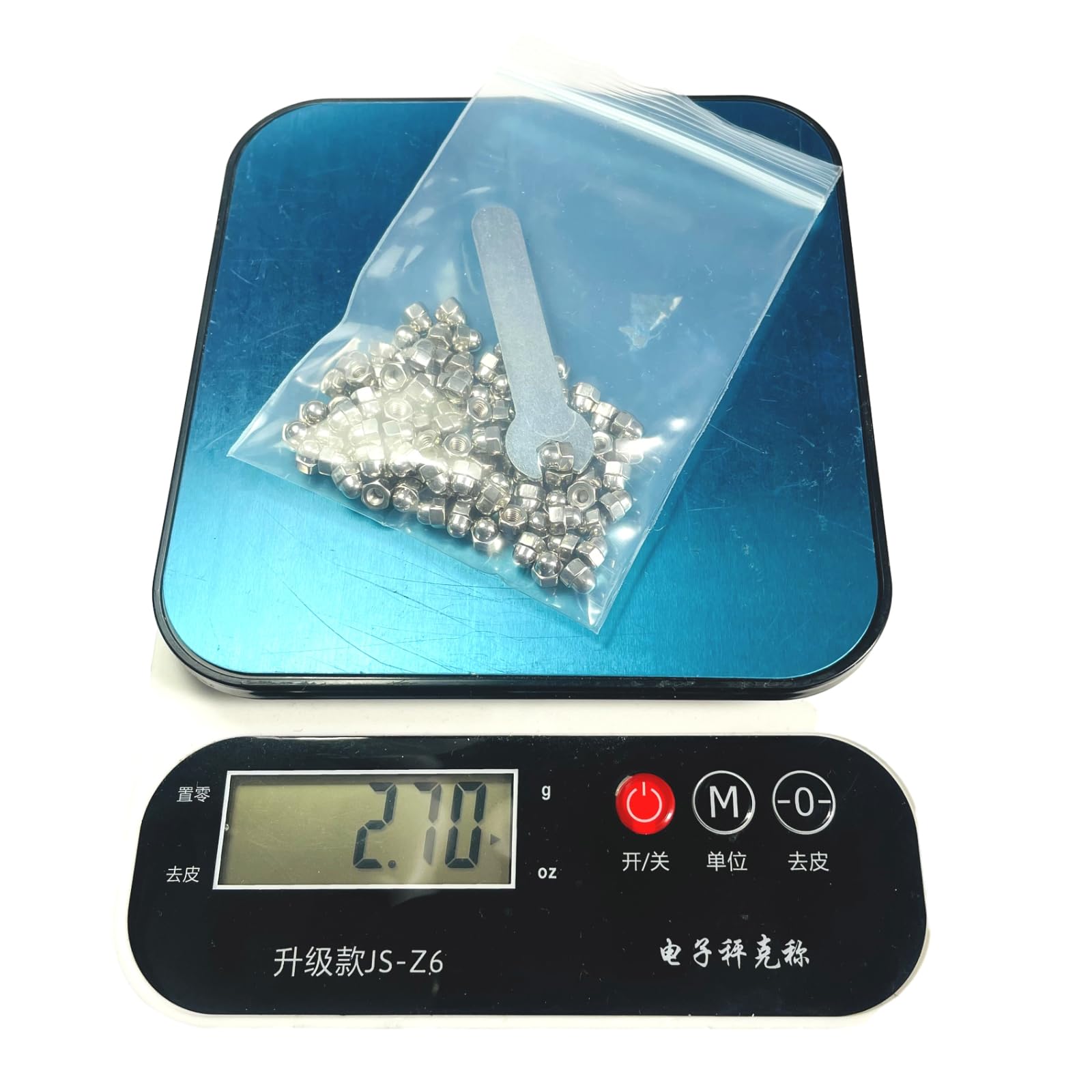 100pcs M3-0.5 Acorn Cap Nuts, 304 Stainless Steel Dome Head Hex Nuts with Bright Finish - 18-8 Grade Hardware Fasteners for Furniture, Machinery & DIY Projects - Open End Wrench Compatible