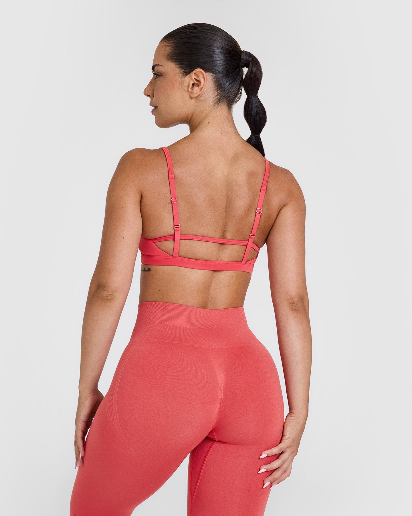 Timeless Strappy Bralette - Sweet Red Lace Bralette for Women | Comfortable Everyday Wear, Layering & Date Nights