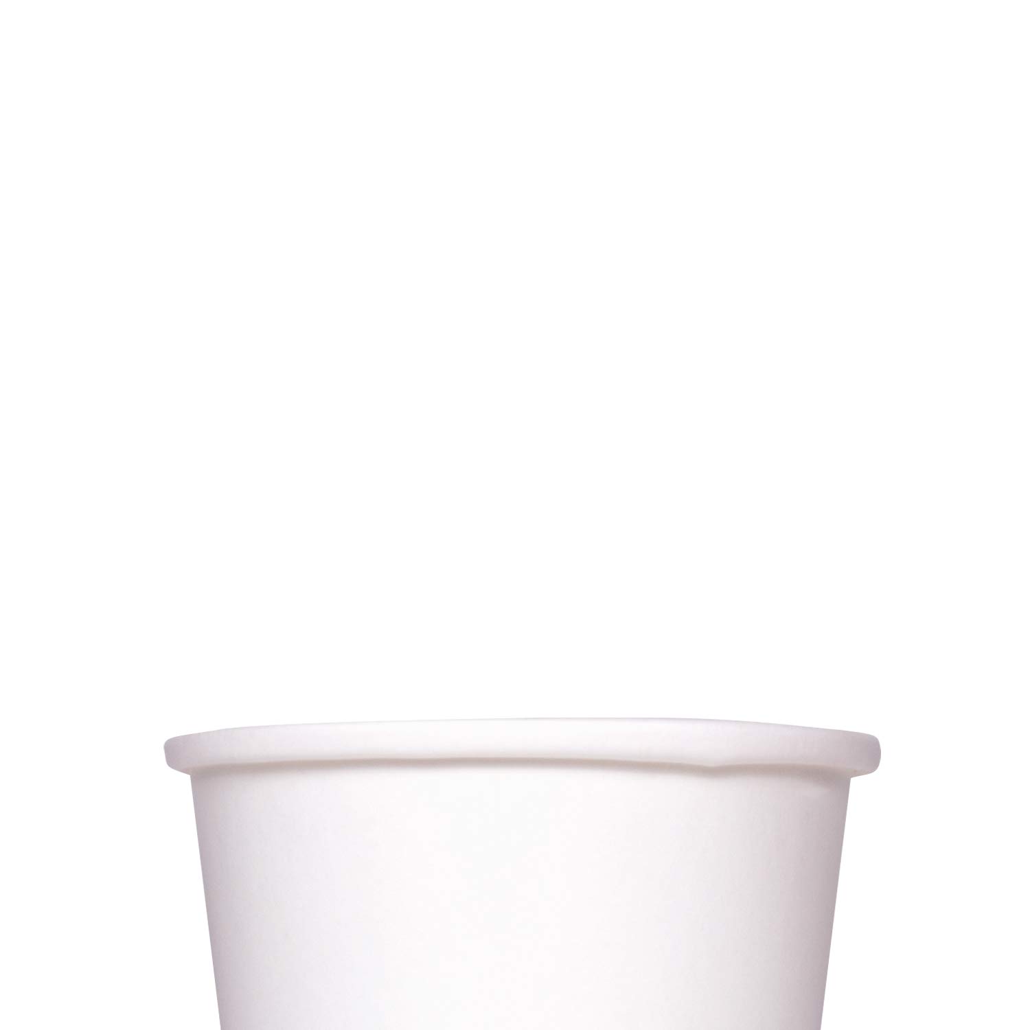 8oz (1000 ct) White Paper Ice Cream Cups & Soup Bowls - Disposable Hot/Cold Food Containers for Ice Cream, Gelato, Yogurt, Soup & Snacks - Perfect for Parties, Catering & Dessert Shops (C-KDP8W)