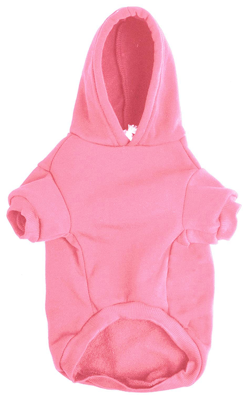 Dog Hoodies Fleece Sweater - Warm Winter Apparel for Small, Medium & Large Dogs & Cats | Soft Cotton Grooming Hooded Sweatshirt in Pink | Perfect for Outdoor Walks, Pet Grooming & Cold Weather Protection