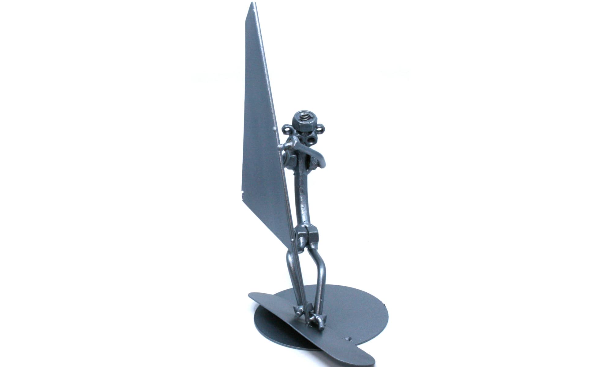 Handmade Surfing Men Nuts and Bolt Sculpture - Unique Surfing Gift for Men, Surfers & Surfing Lovers - Perfect for Home Decor, Office Desk, or Surfing Enthusiast Collection
