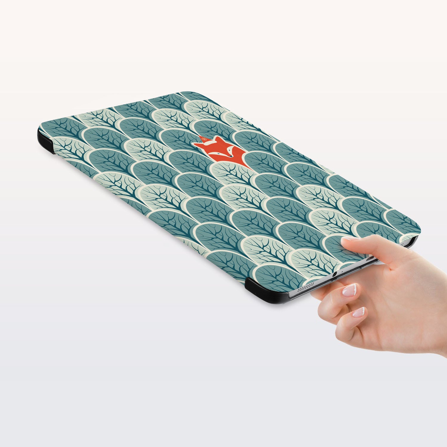Samsung Tablet Case - Durable Protective Cover for Samsung Galaxy Tab | Fox Fun Design | Perfect for Work, School & Travel
