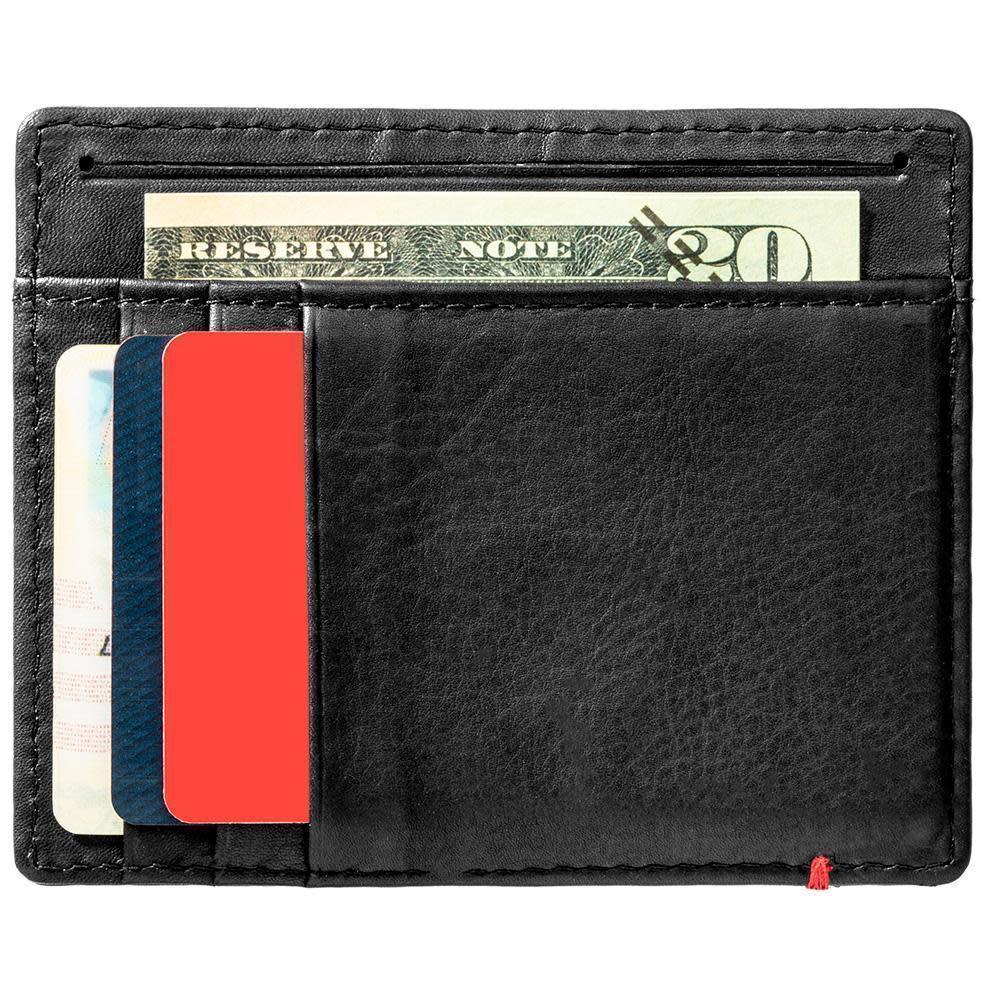Vintage Zippo 1932 Replica Black Leather Wallet with Metal Plate Design - Perfect for Men's Everyday Carry & Gift Giving