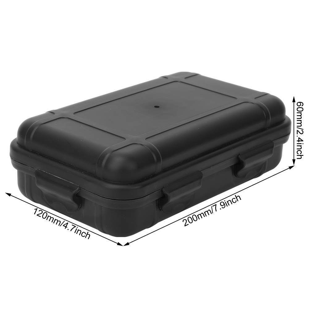 Waterproof ABS Shockproof Storage Box - Outdoor Dry Box for Fishing, Camping, Boating | Sealed Safety Equipment Case for Marine, Hiking & Emergency Supplies