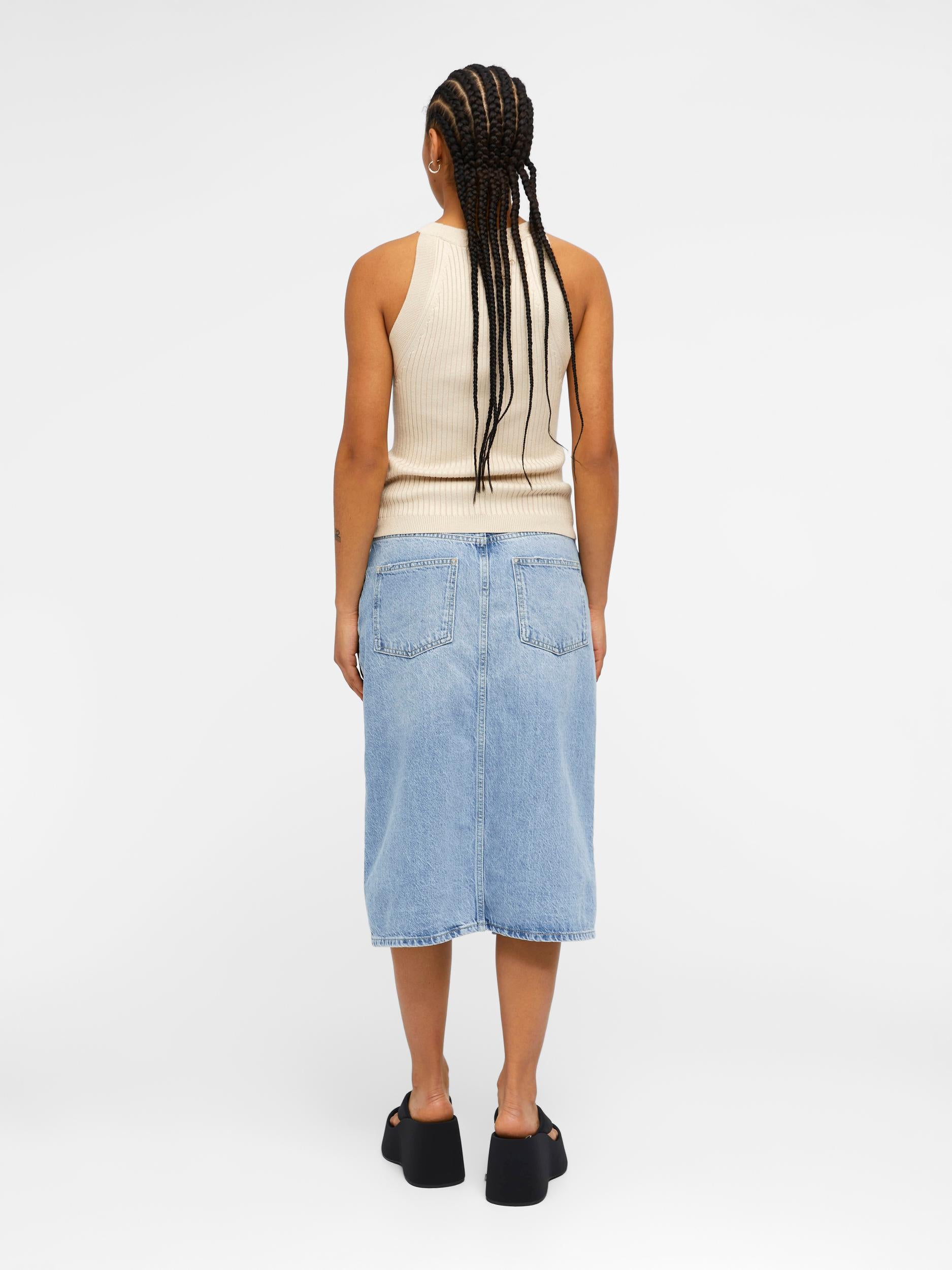 Jester Rib Tank Top for Women - Soft & Comfortable Sandshell Color - Perfect for Summer, Beach, and Casual Wear