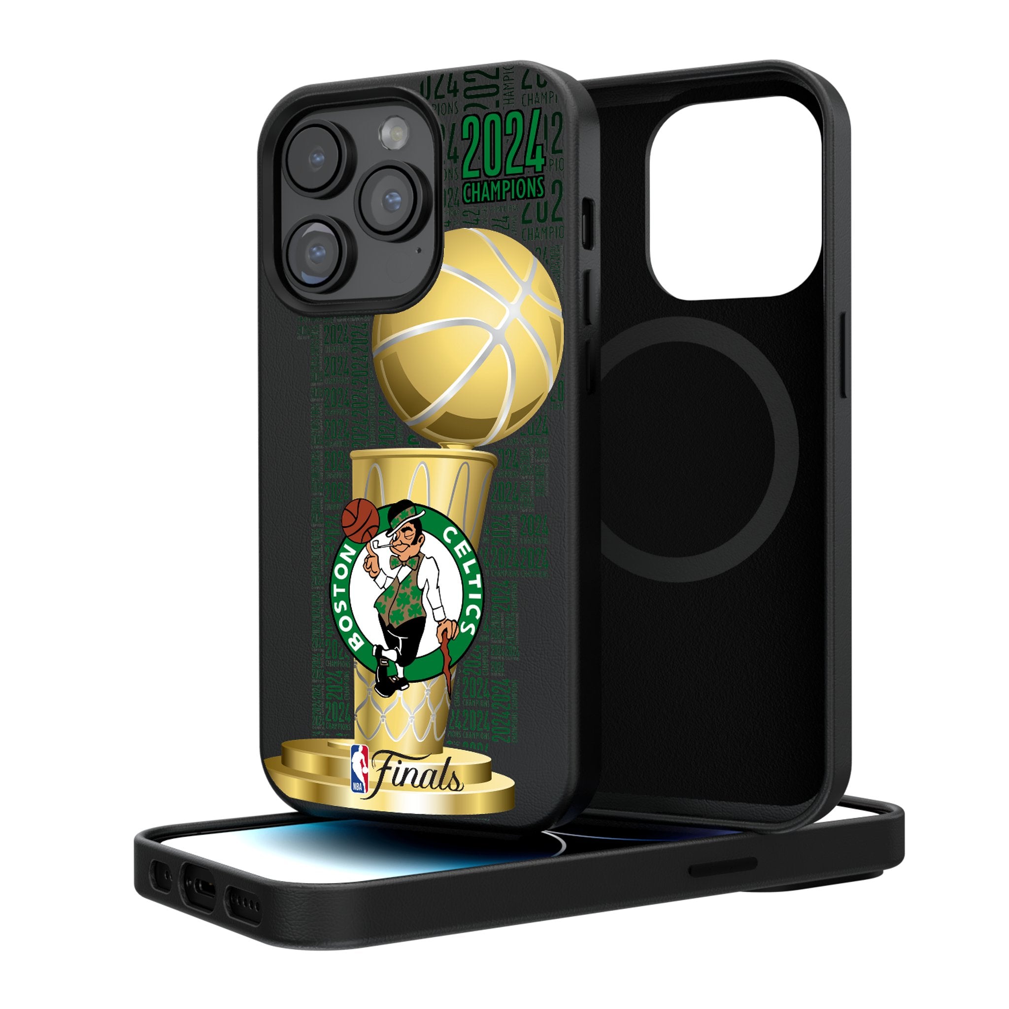 Boston Celtics 2024 NBA Champions Magnetic Phone Case for iPhone & Samsung - Durable Protective Cover with Strong Magnet for Car Mount - Perfect for Celtics Fans, Game Days & Commuting