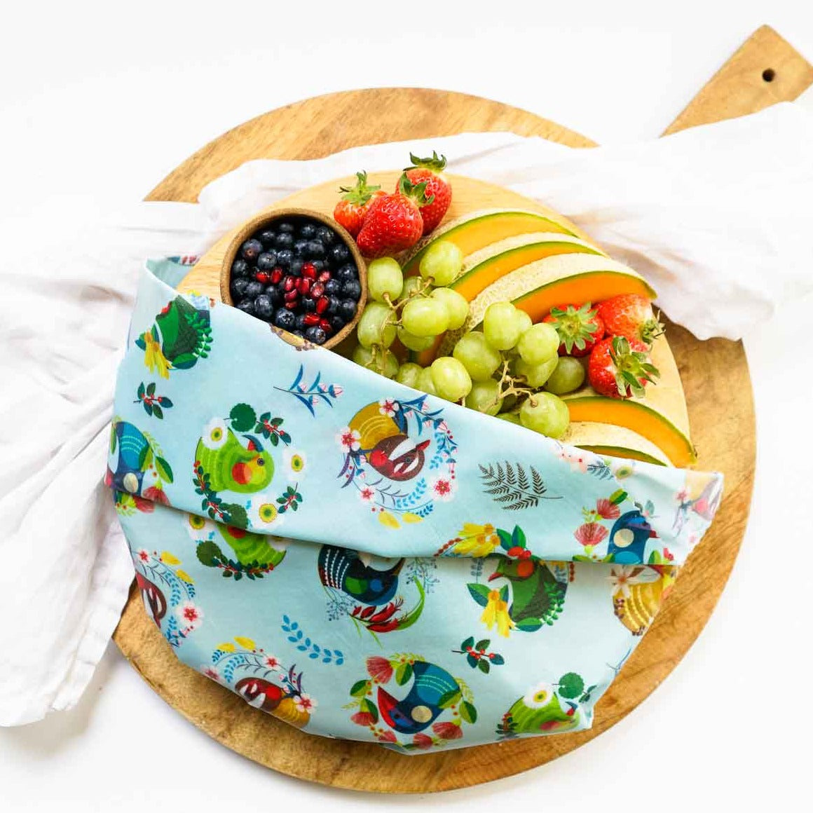 Eco-Friendly Beeswax Food Wraps - Reusable & Sustainable Food Storage Solution for Sandwiches, Fruits & Leftovers | Perfect for Picnics, Lunch Boxes & Zero Waste Kitchens