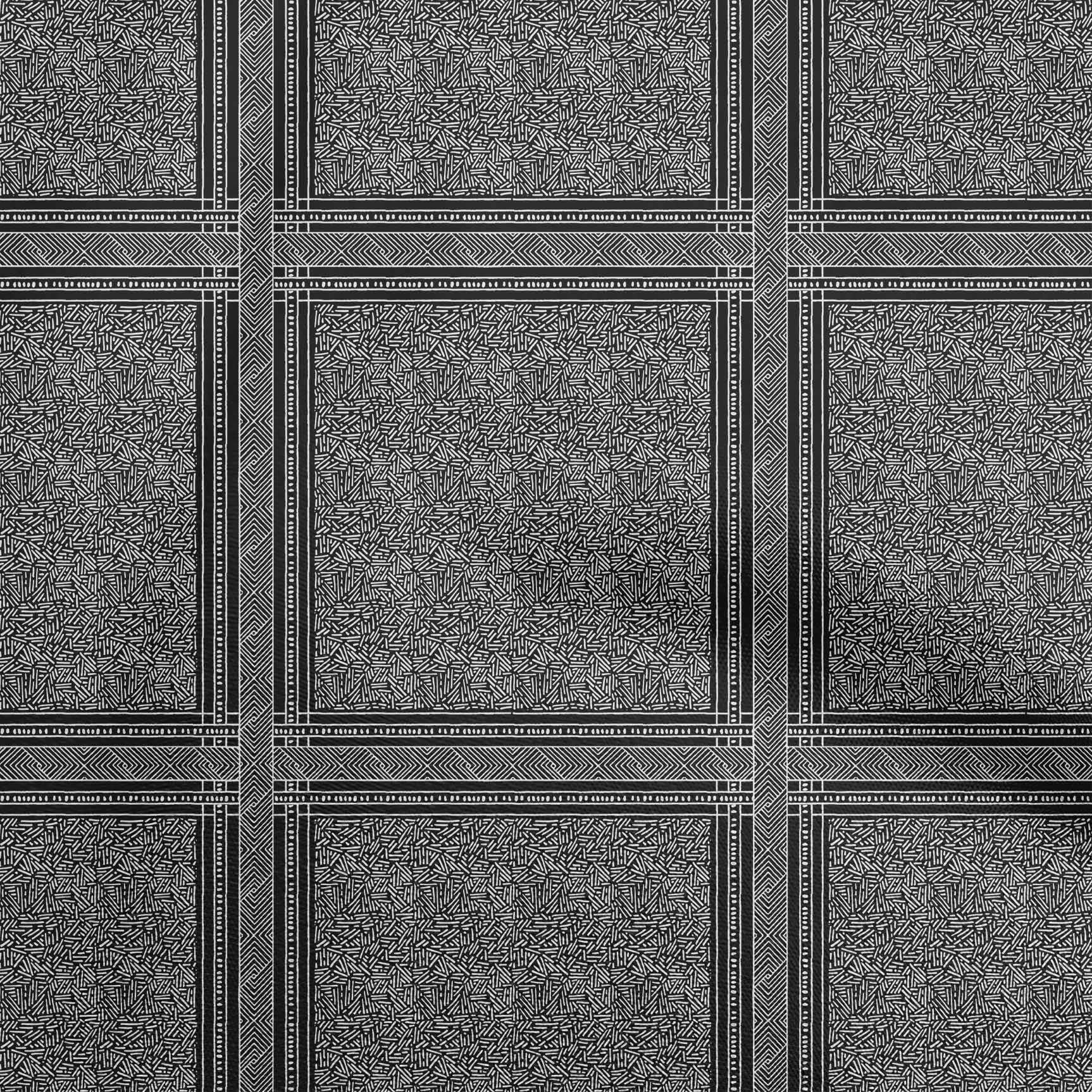 oneOone Polyester Spandex Black Geometric Print Dress Fabric - 56 Inch Wide (5-49 Yards) | Perfect for DIY Dresses, Skirts & Home Decor Projects