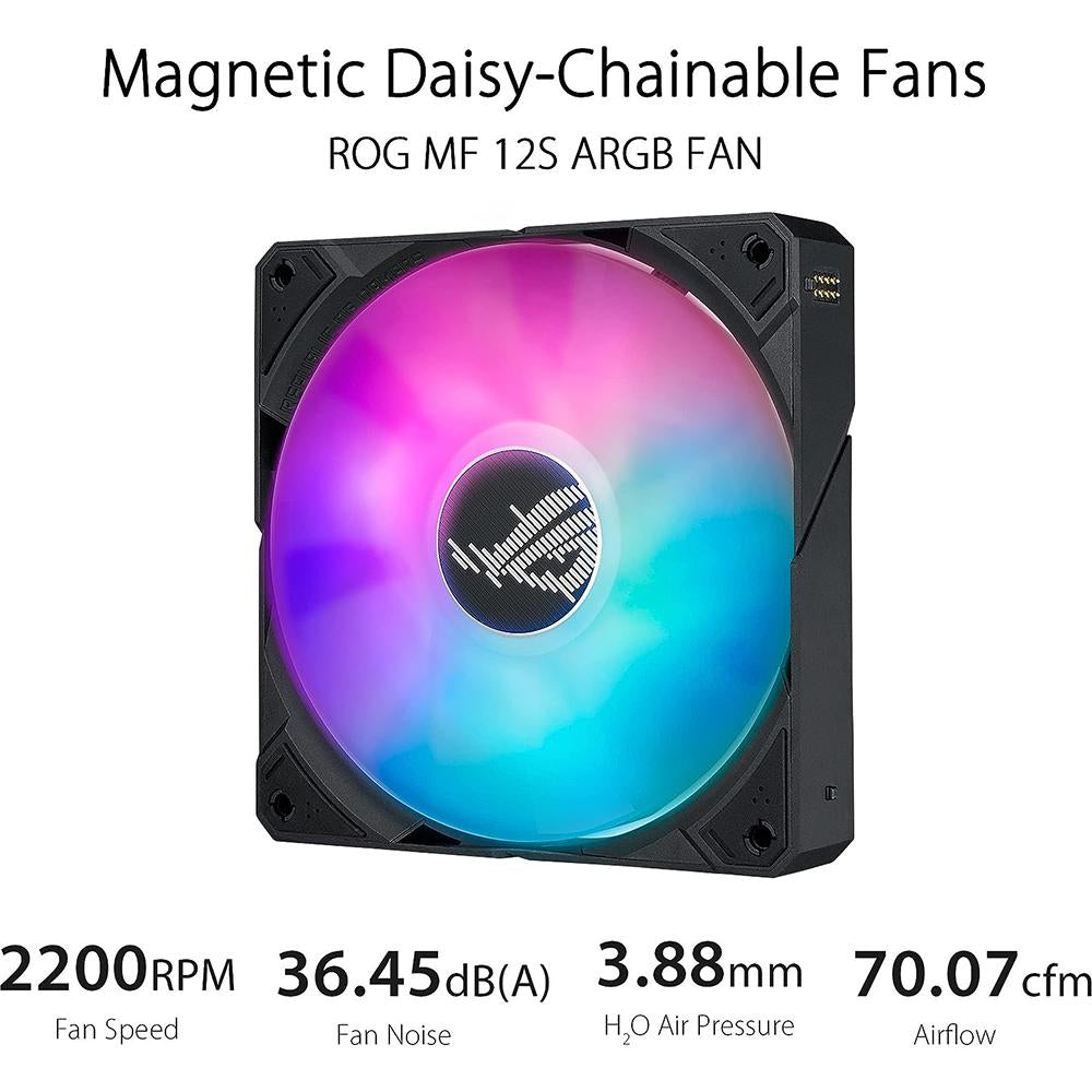 ASUS ROG Ryujin III 360 ARGB All-in-One Liquid CPU Cooler with LCD Display - Premium RGB Lighting for Gaming PC Builds | Perfect for High-End Gaming, Streaming & Overclocking Rigs