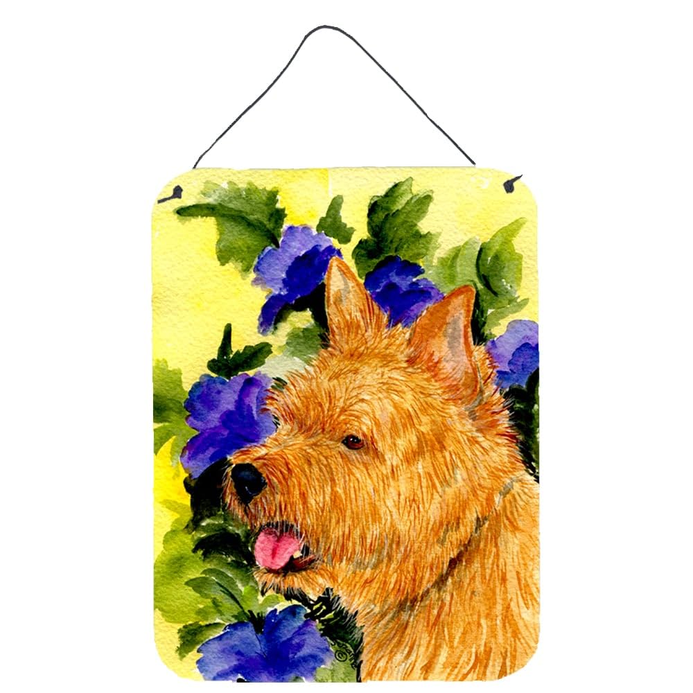 Norwich Terrier Metal Wall Art Sign - 12x16 Inch Aluminum Hanging Plaque for Kitchen, Bar, Bathroom & Front Door Decor | Durable Multicolor Home Decoration | Perfect for Pet Lovers & Farmhouse Style