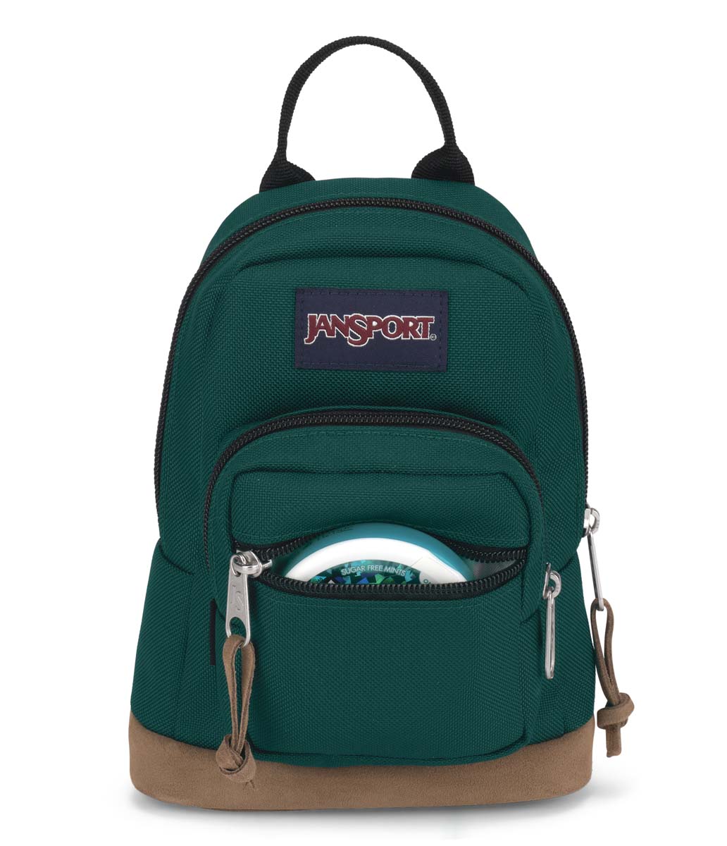 JanSport Right Pack Mini Backpack - Lightweight & Durable School Bag for Teens & Adults | Perfect for College, Travel & Everyday Use | Deep Juniper Color