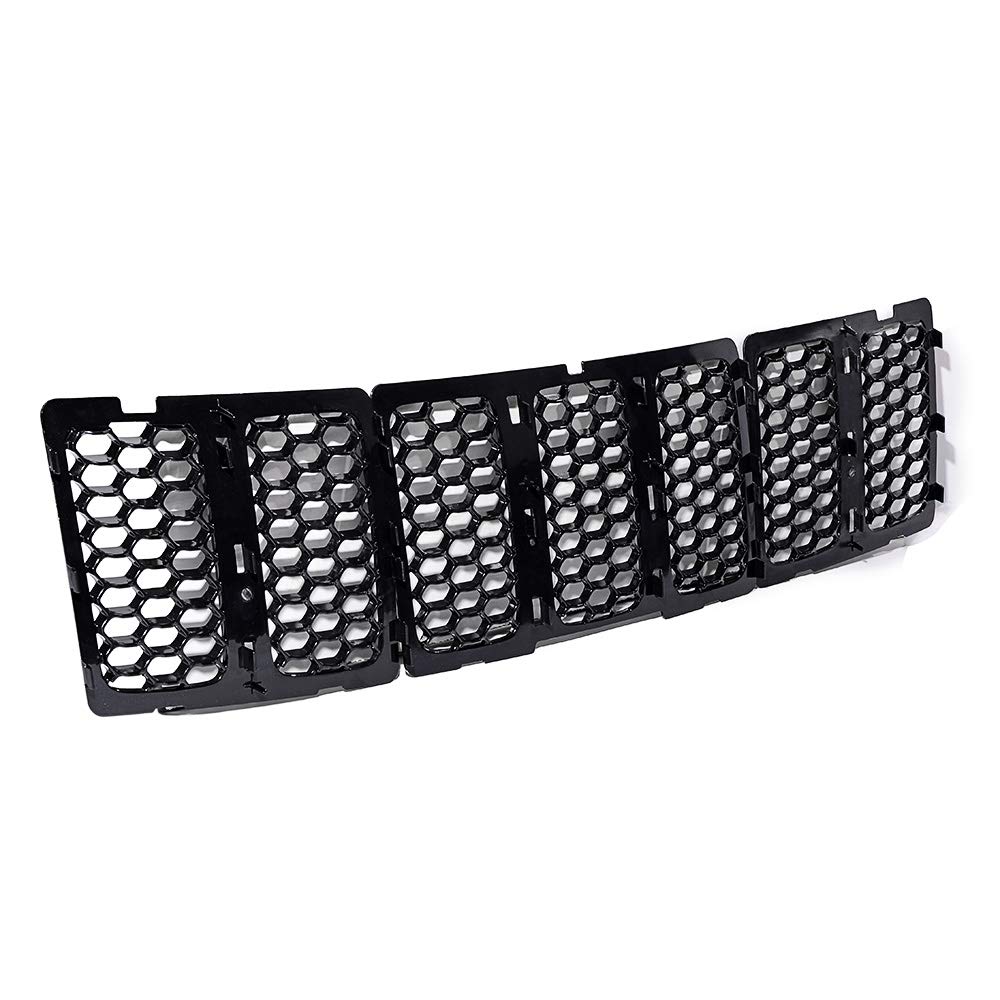 Astra Depot 7PCS Black Honeycomb Mesh Grill Insert for 2014-2016 Jeep Grand Cherokee - Front Bumper Replacement & Off-Road Style Upgrade | Perfect for Customization & Off-Road Adventures