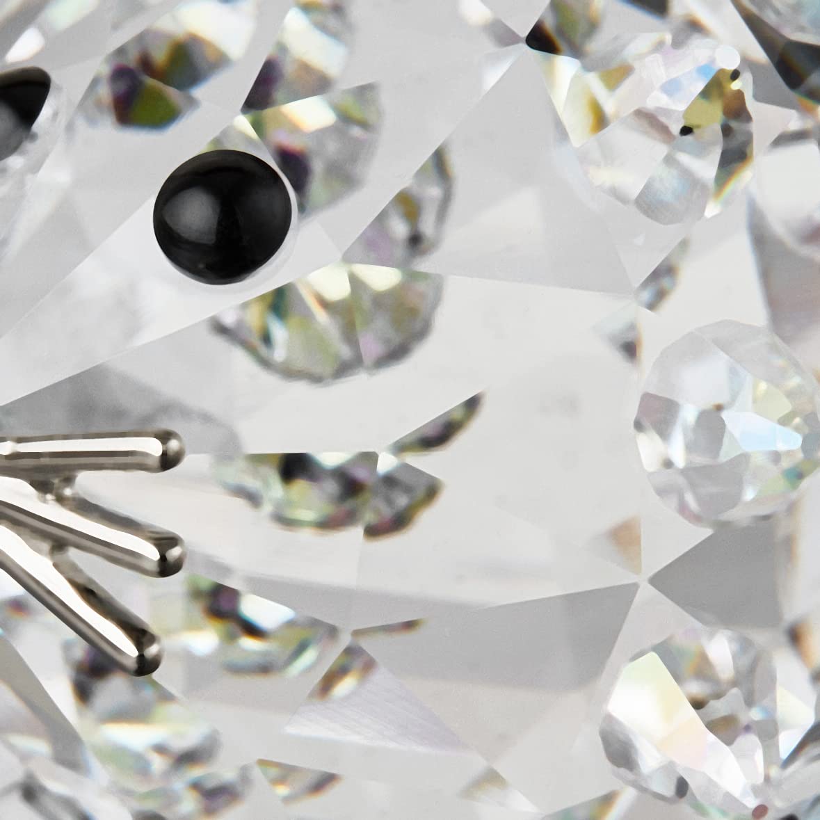 Swarovski 125th Anniversary Clear Crystal Hedgehog Collectible Figurine - Perfect for Home Decor, Gift Giving & Crystal Collections