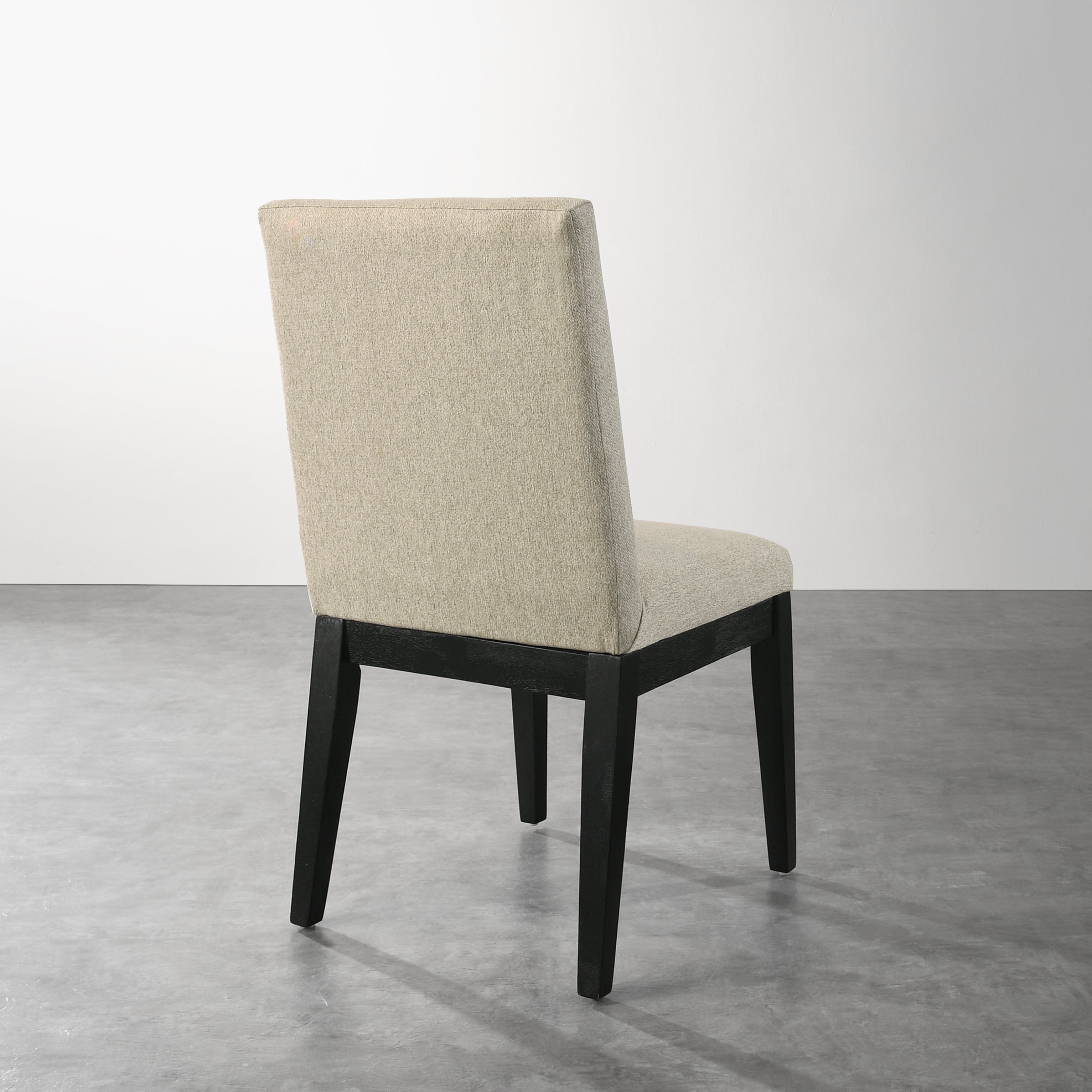 Roundhill Furniture Rocco Contemporary Solid Wood Dining Chairs, Beige, Set of 2 - Modern Kitchen & Dining Room Seating for Home & Restaurant Use