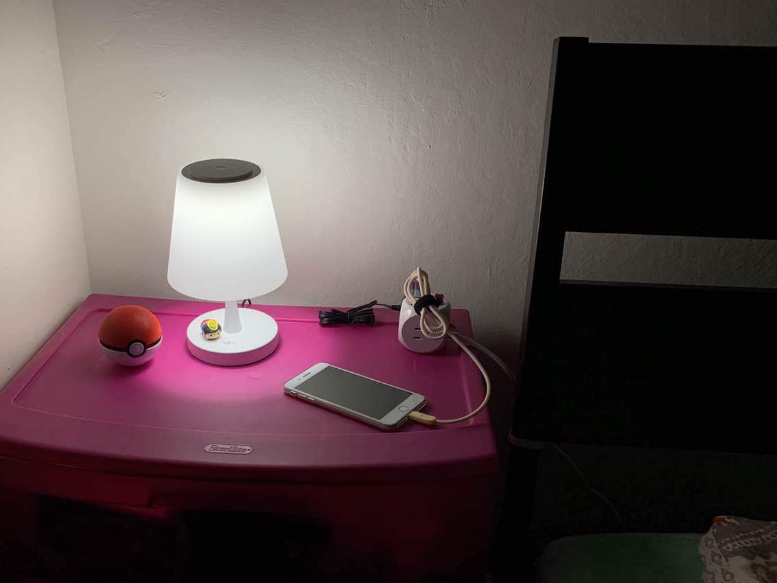 Modern White Touch Table Lamp with Adjustable Brightness - Bedside Nightstand Lamp for Bedroom, Small Desk Reading Light, Perfect for Cozy Nights and Home Office Use