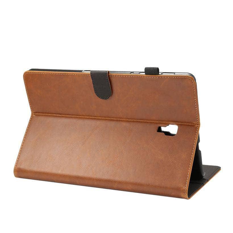 Premium PU Leather Case for Samsung Galaxy Tab A 10.5 (2018) - Compatible with T590/T595/T597/SM-T595 Models | Slim Protective Cover with Adjustable Stand | Perfect for Work, Travel & Home Entertainment
