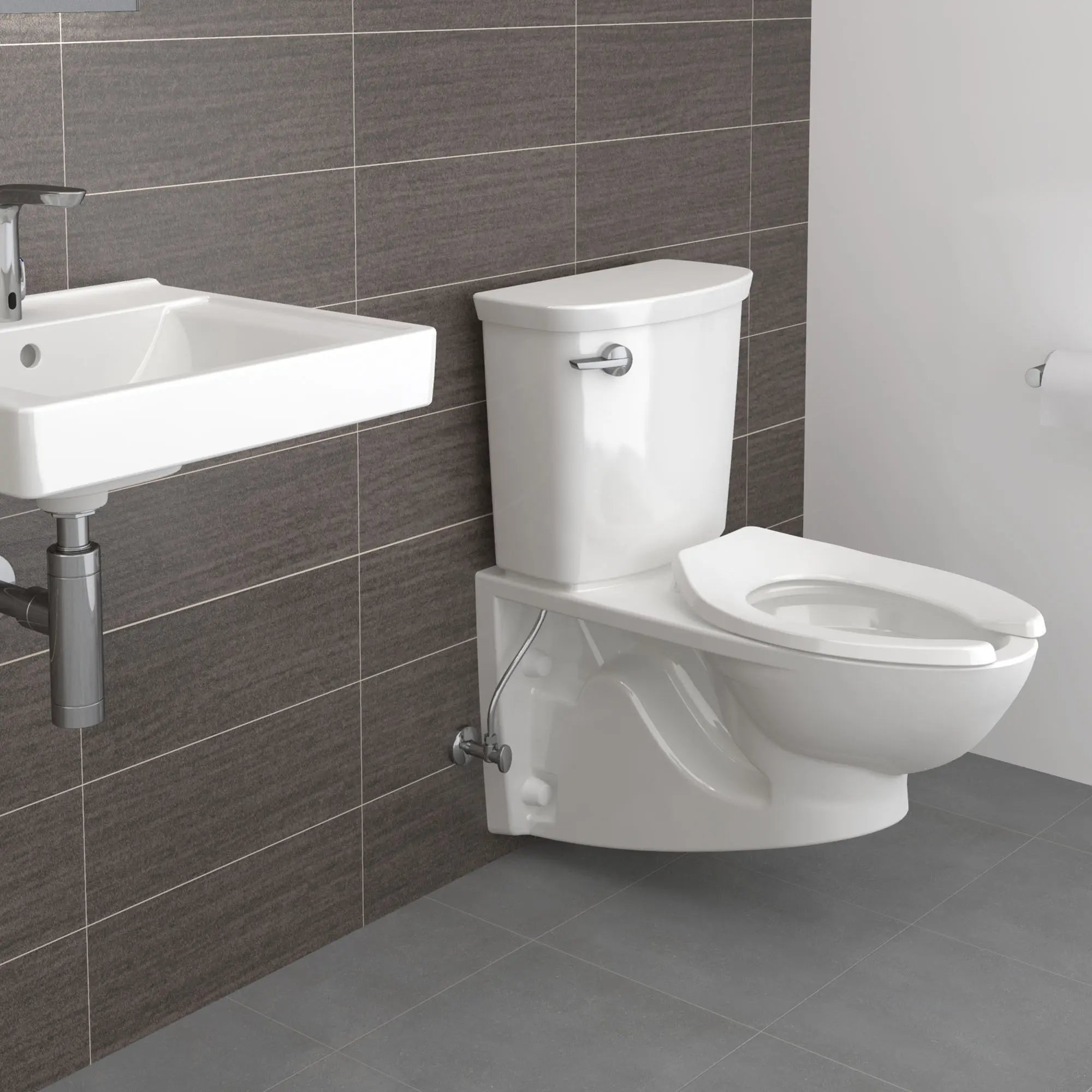 Heavy Duty Commercial Elongated Toilet Seat - Durable Open Front Design for High Traffic Restrooms, Schools & Offices