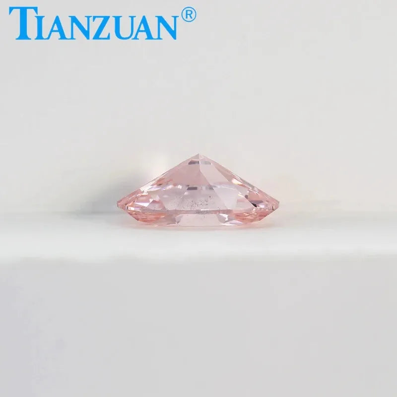1.581CT VS2 Lab Grown Oval CVD Diamond - Fancy Intense Pink Color, 2EX Cut, GEMID Certified Loose Gemstone | Engagement Rings, Wedding Bands, Fine Jewelry Making