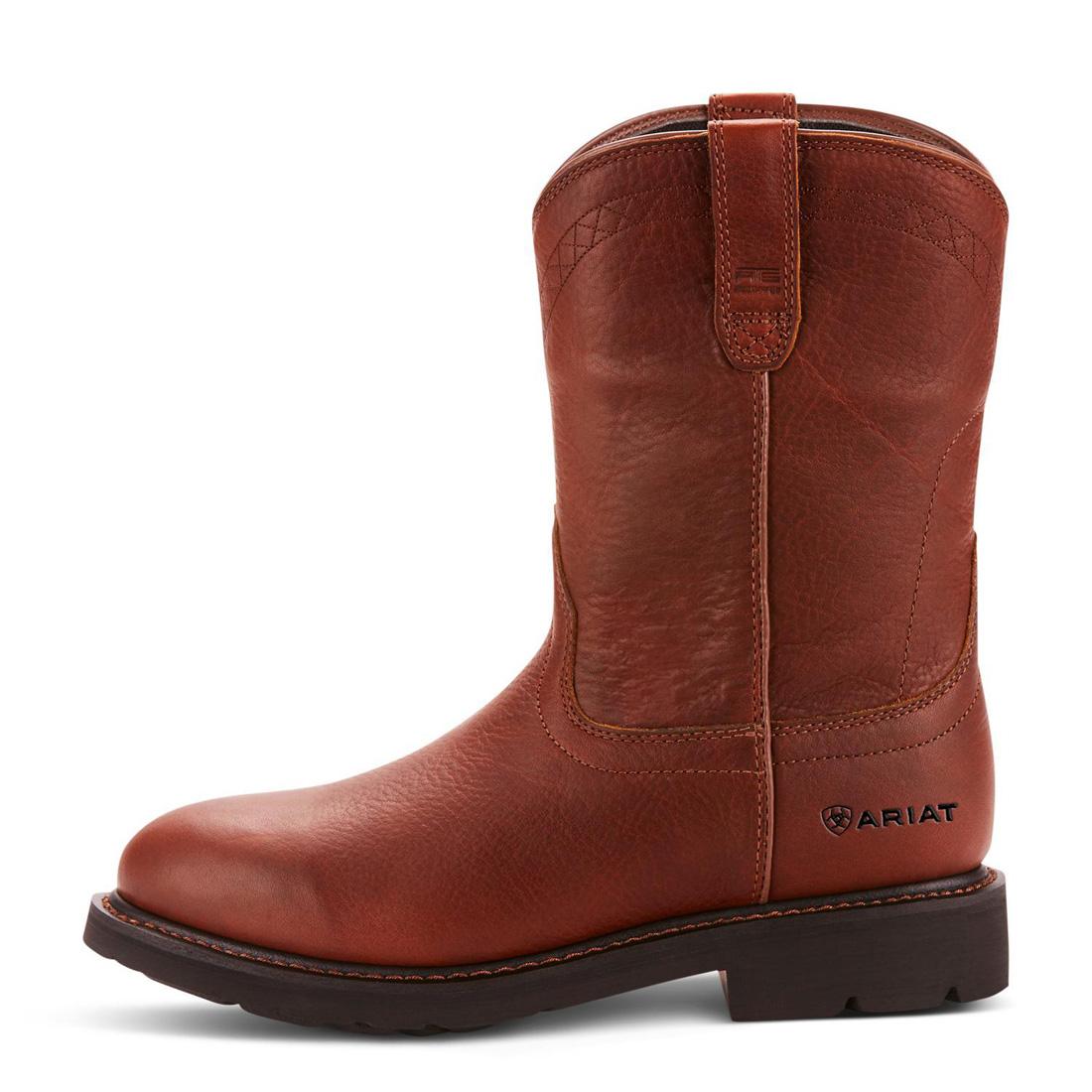 Sierra Waterproof Soft Toe Work Boots for Men - Lightweight Hiking & Outdoor Construction Shoes - Perfect for Rainy Weather, Yard Work, and Winter Walks
