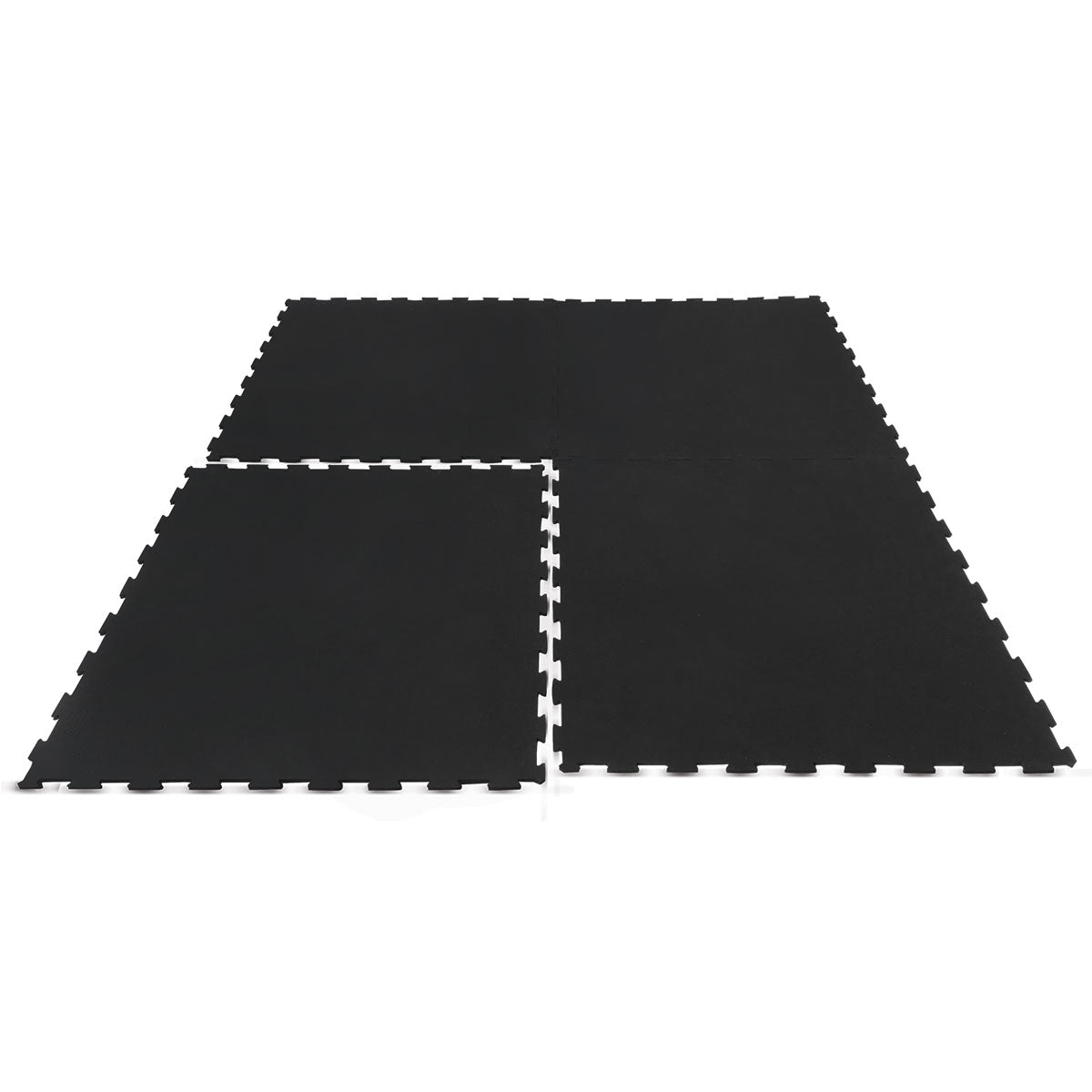 Premium 10mm Thick Commercial Grade Interlocking Rubber Gym Floor Tiles - 1m x 1m (Pack of 25) - Durable Exercise Mat for Home Gyms, Fitness Studios & Weight Rooms