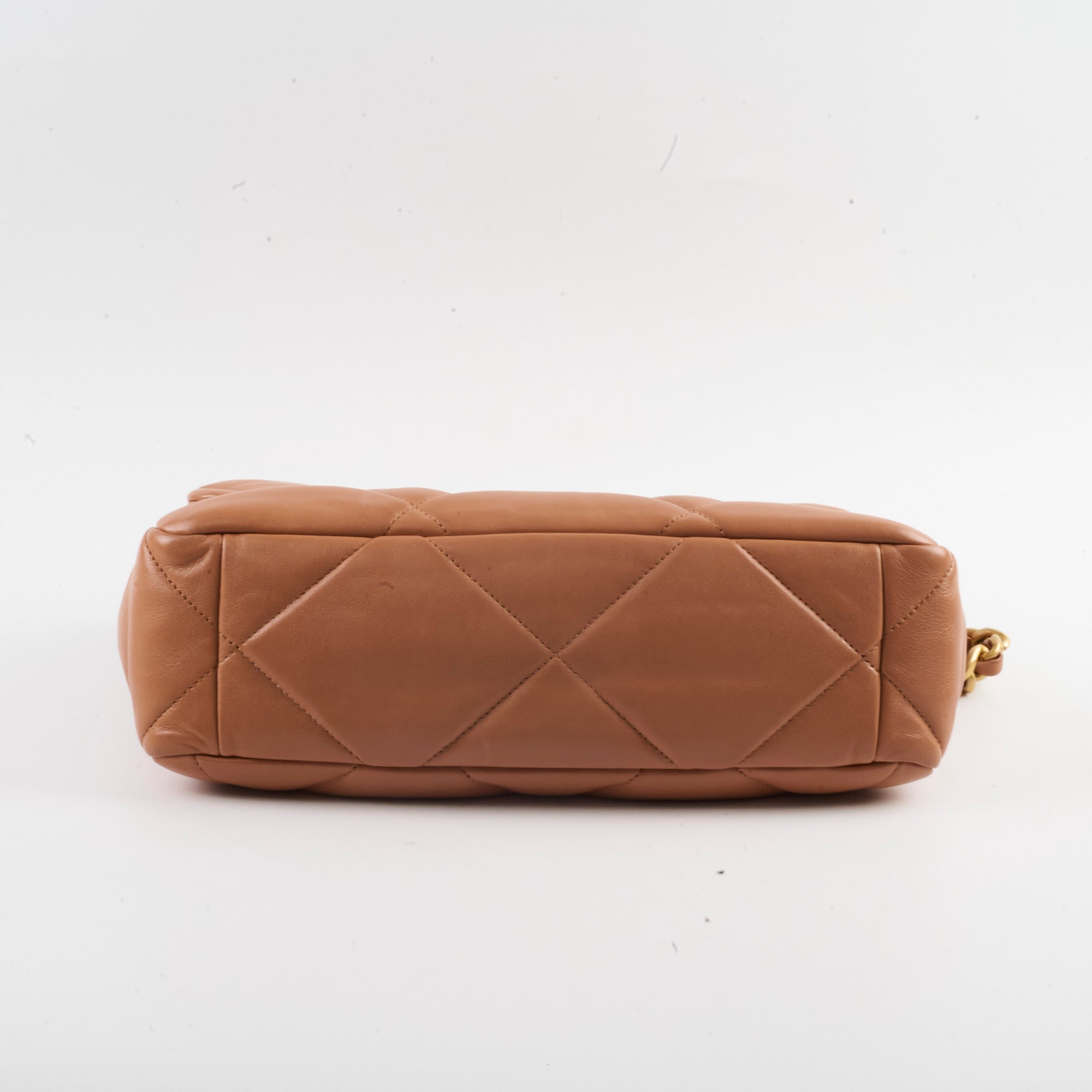 Chanel 19 Medium Bag in Caramel Lambskin Leather - Luxury Designer Handbag for Women, Perfect for Work, Travel & Everyday Use
