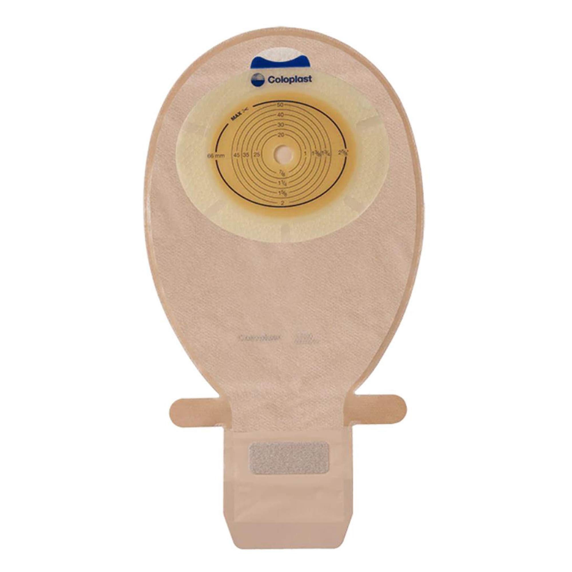 SenSura® EasiClose™ One-Piece Ostomy Pouch with Filter - 1-3/8 Inch Pre-Cut Stoma, Non-Convex Design (20/BX) - Ideal for Active Lifestyles & Daily Comfort