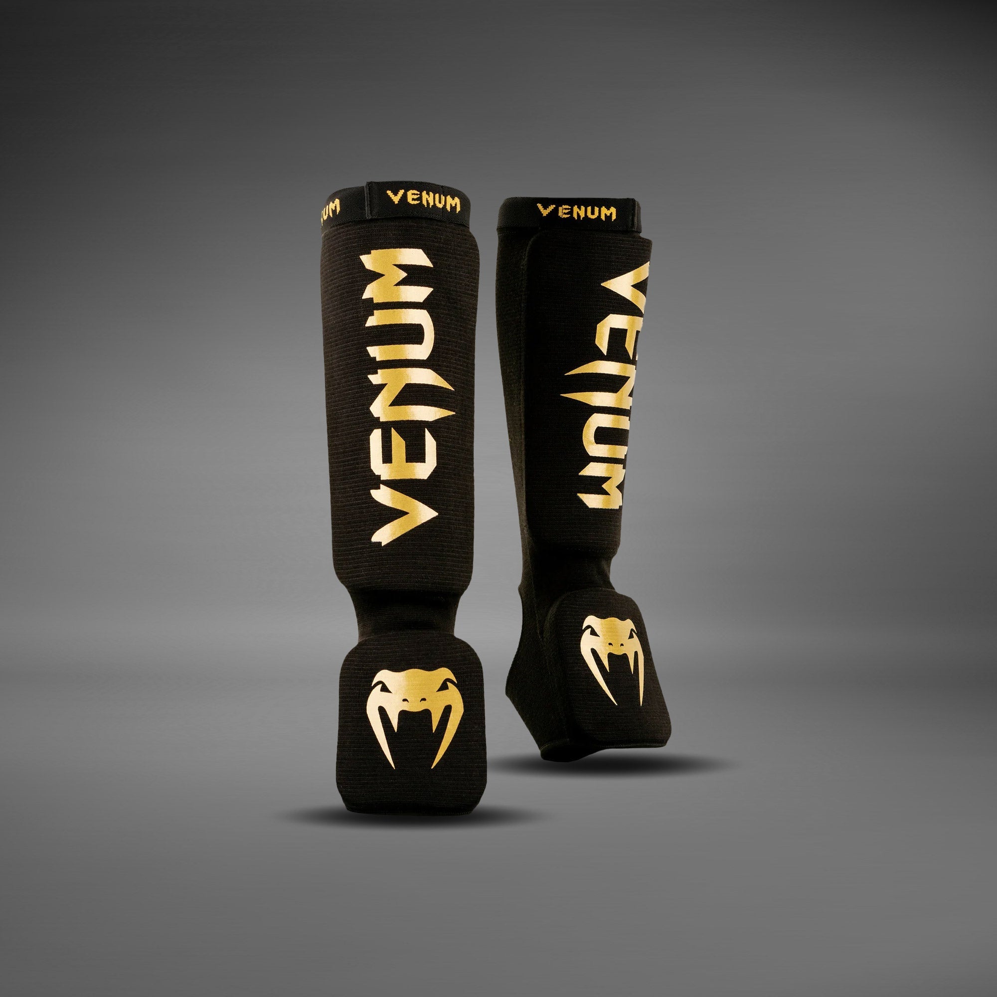 Venum Kontact Shin Guards - MMA, Muay Thai & Kickboxing Protective Gear for Training & Competition - Lightweight & Durable Leg Guards