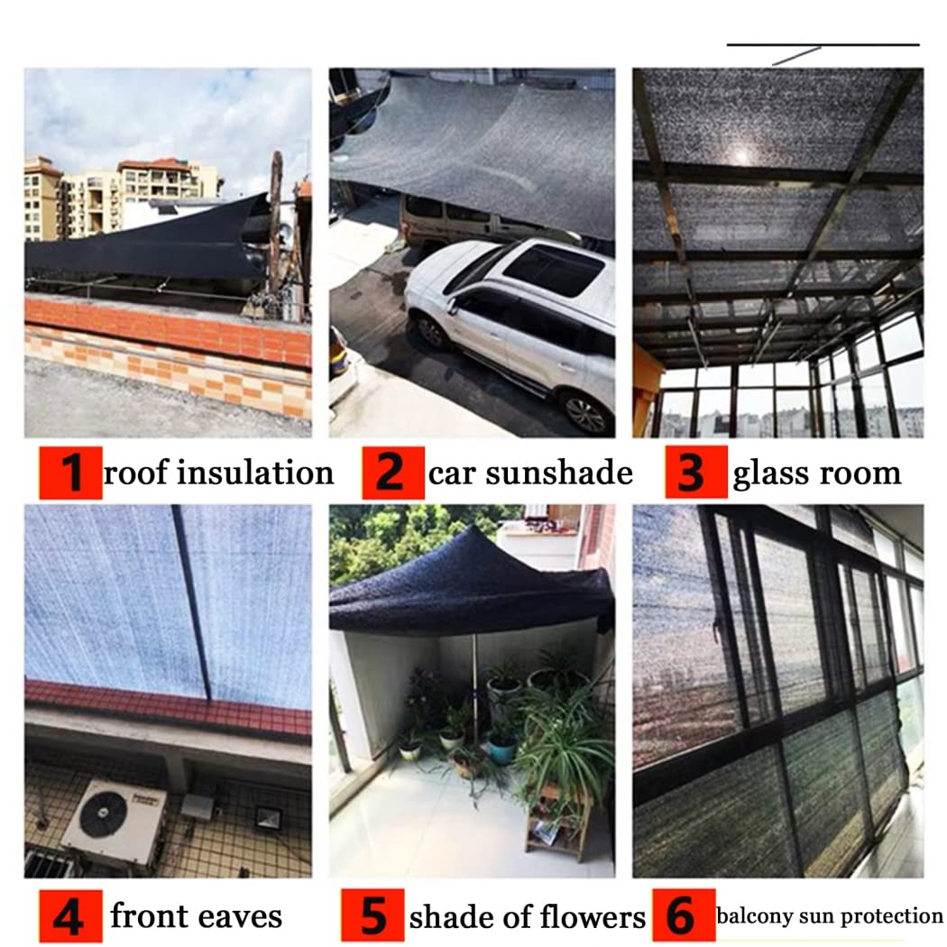 Premium UV-Resistant Garden Shade Cloth - 3x5m (9.84x16.4ft) High-Density Polyethylene Mesh Netting for Greenhouse, Chicken Coop & Plant Protection - Sunblock Canopy Cover for Outdoor Gardening & Patio Shade