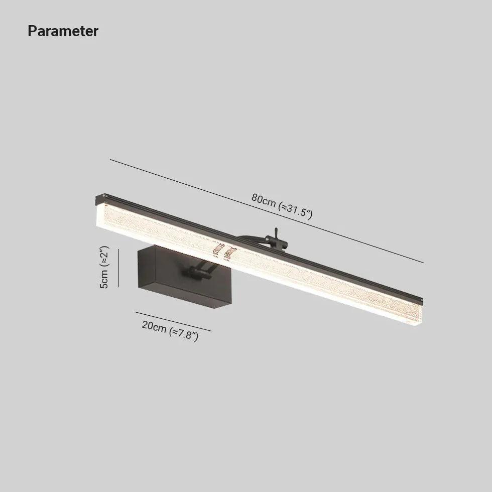 Waterproof LED Bathroom Mirror Lights - Dimmable Vanity Mirror Lighting for Modern Bathrooms, Makeup & Shaving
