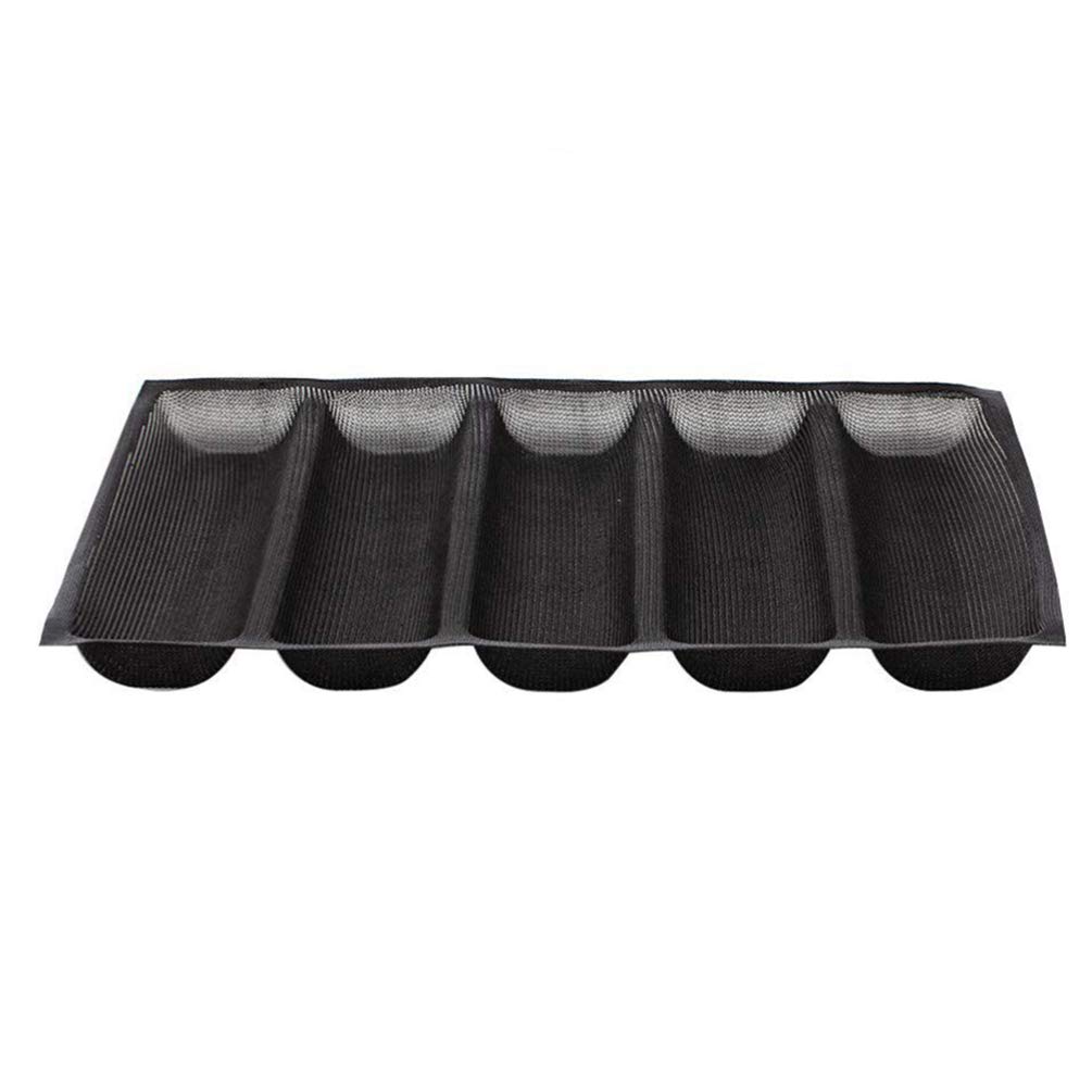 **Nonstick Silicone Bread Loaf Pan - 12 Inch French Bread Baking Tray for Oven & Toaster, 5-Wave Design, Durable & Easy Clean - Perfect for Homemade Bread, Baguettes & Pastries (Ideal for Baking, Meal Prep & Gifting)**