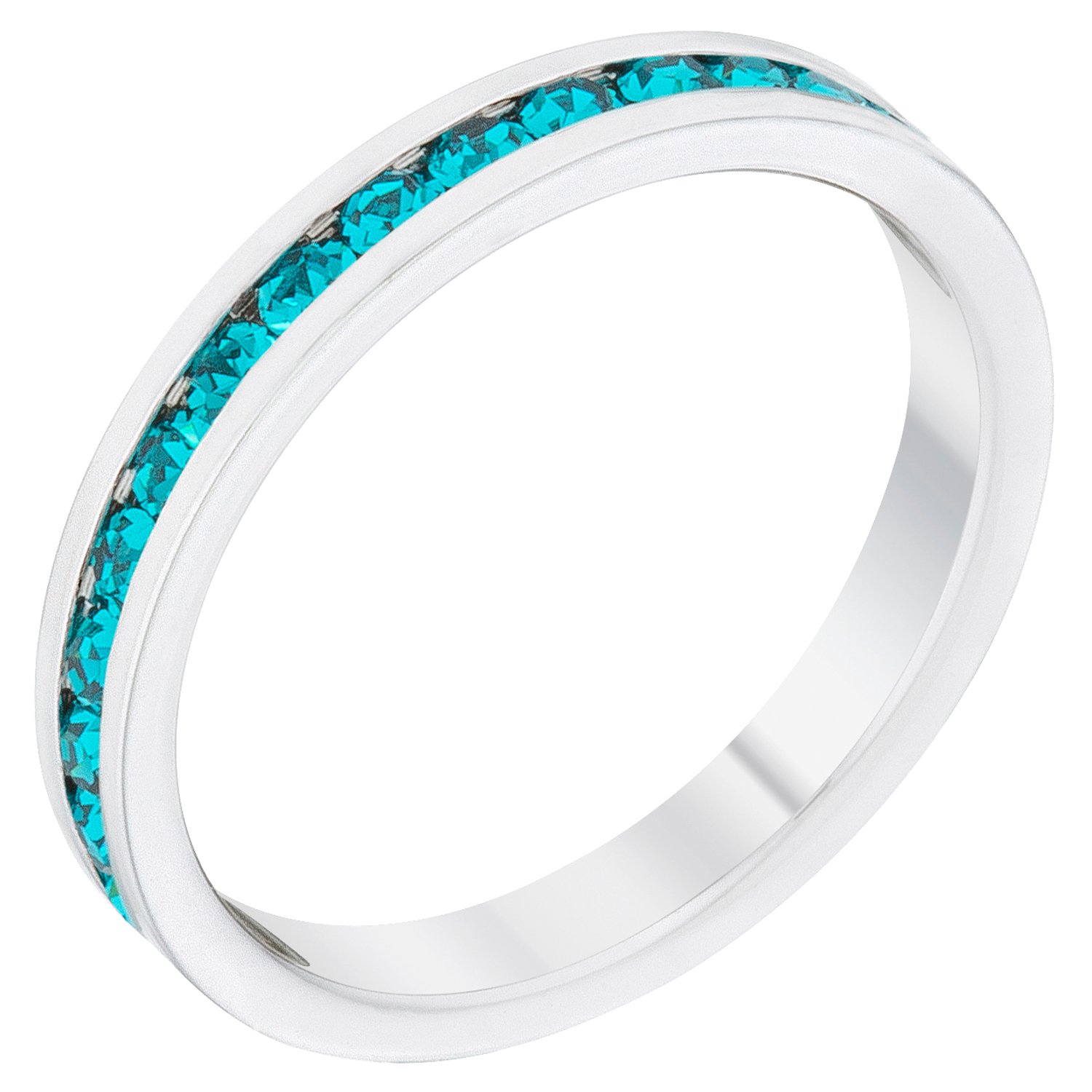 Elegant Birthstone Stackable Rings with Swarovski Crystals - Perfect for Anniversaries, Weddings & Everyday Jewelry